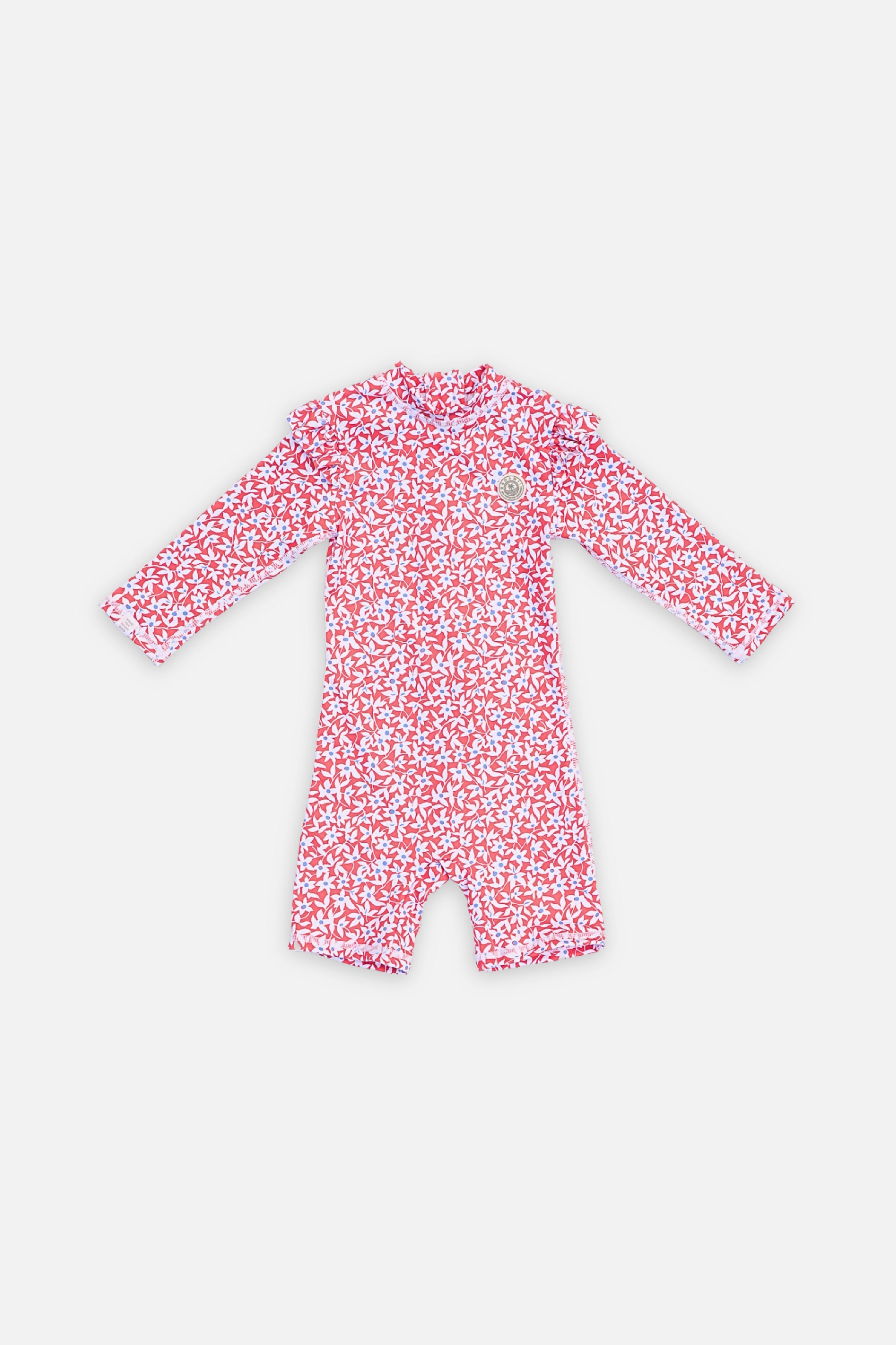 BABY SWIMSUIT - RUFFLES - Floral Ditsy