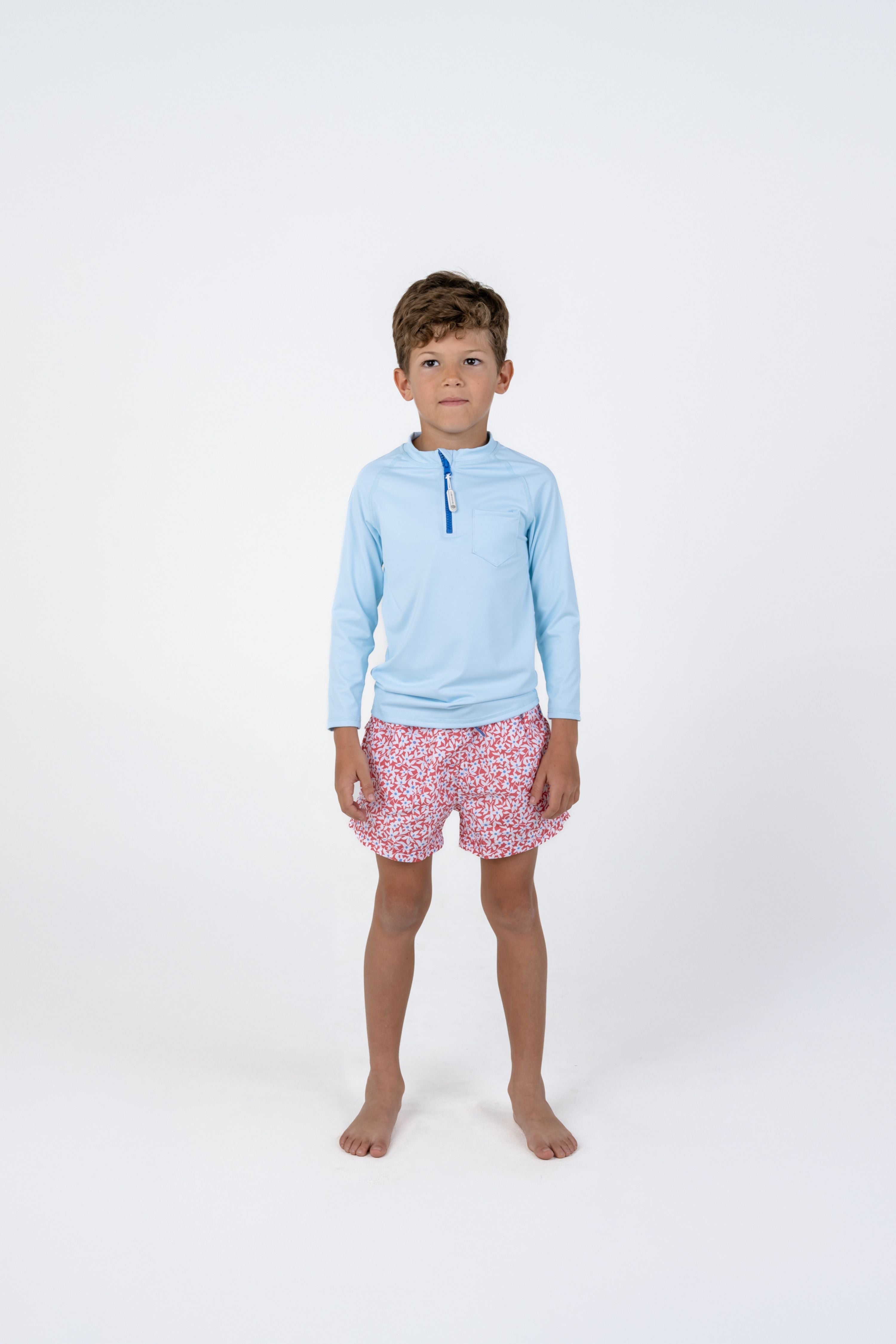BOY UV T-SHIRT - LONG SLEEVE - Fresh Blue