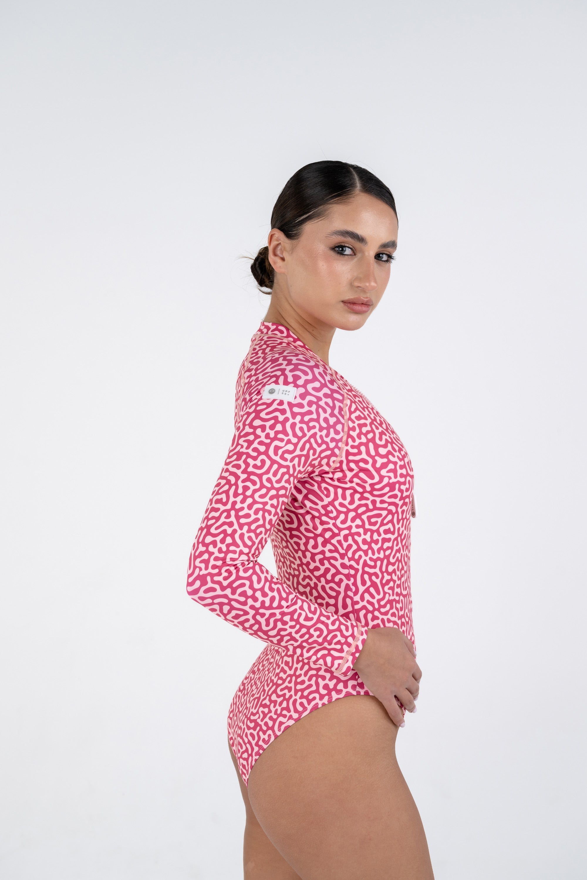 WOMAN SWIMSUIT - LONG SLEEVE - Coral Reef