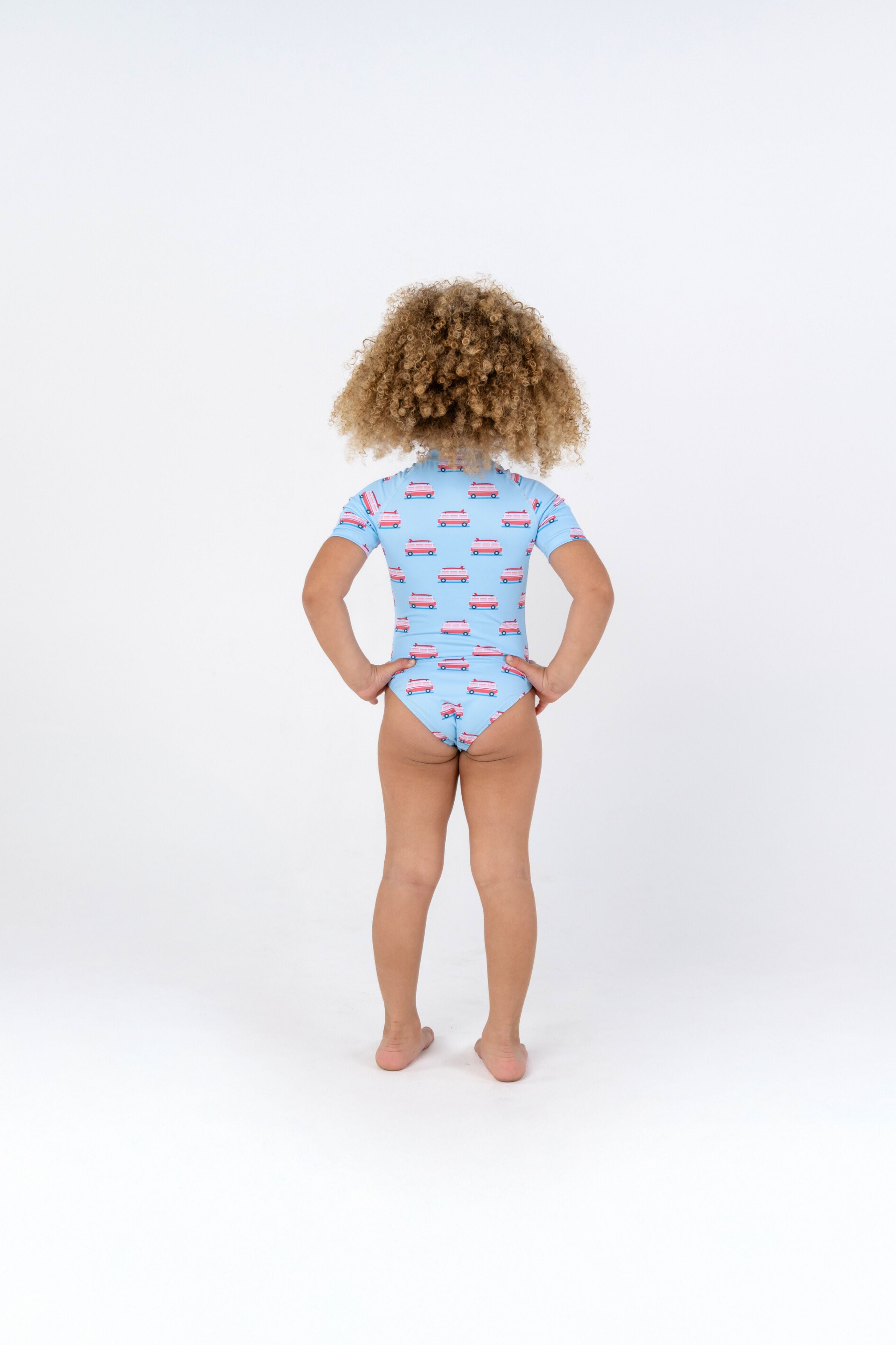 GIRL SWIMSUIT SHORT SLEEVE - Beach Vans
