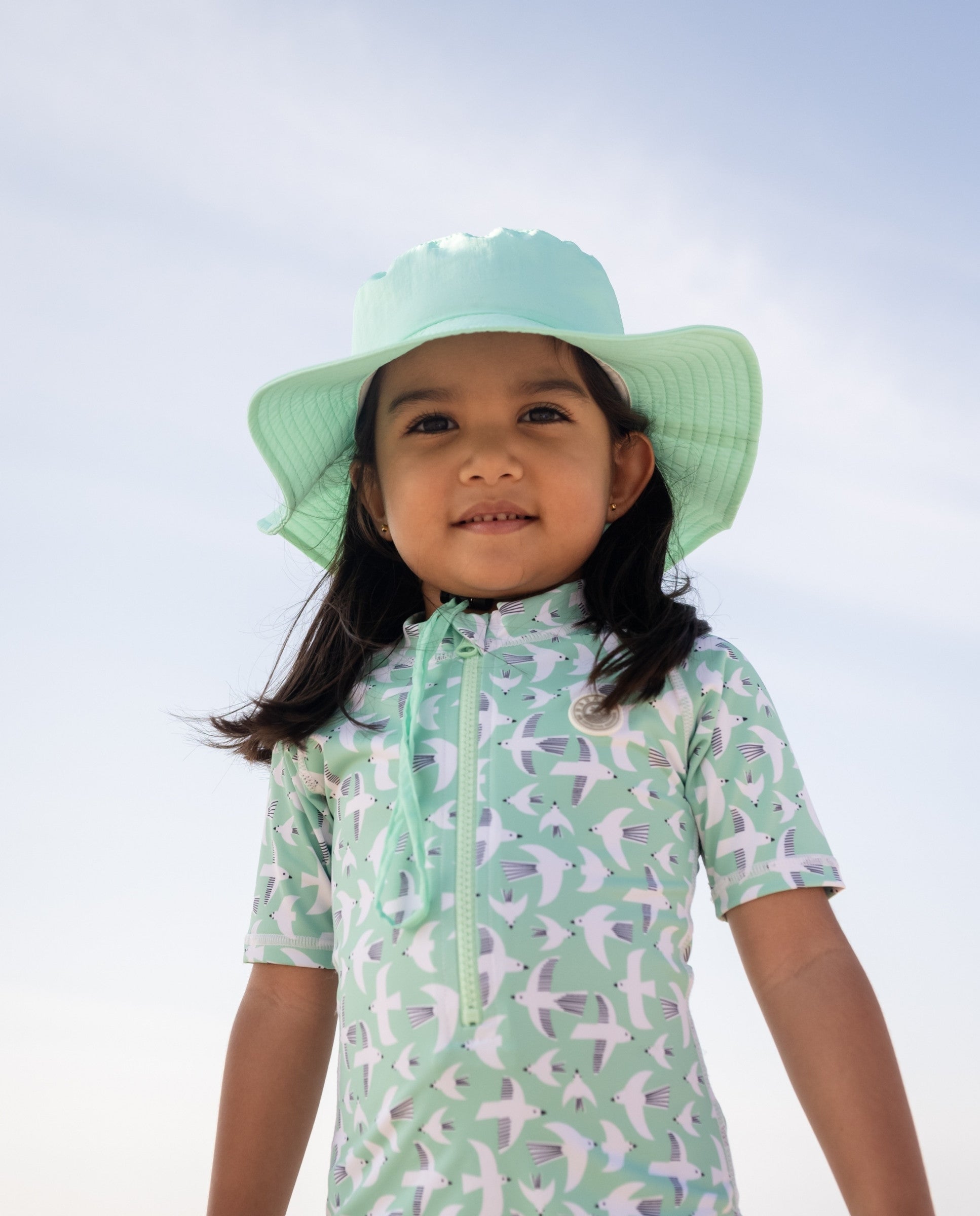 KIDS BEACH HAT - Green