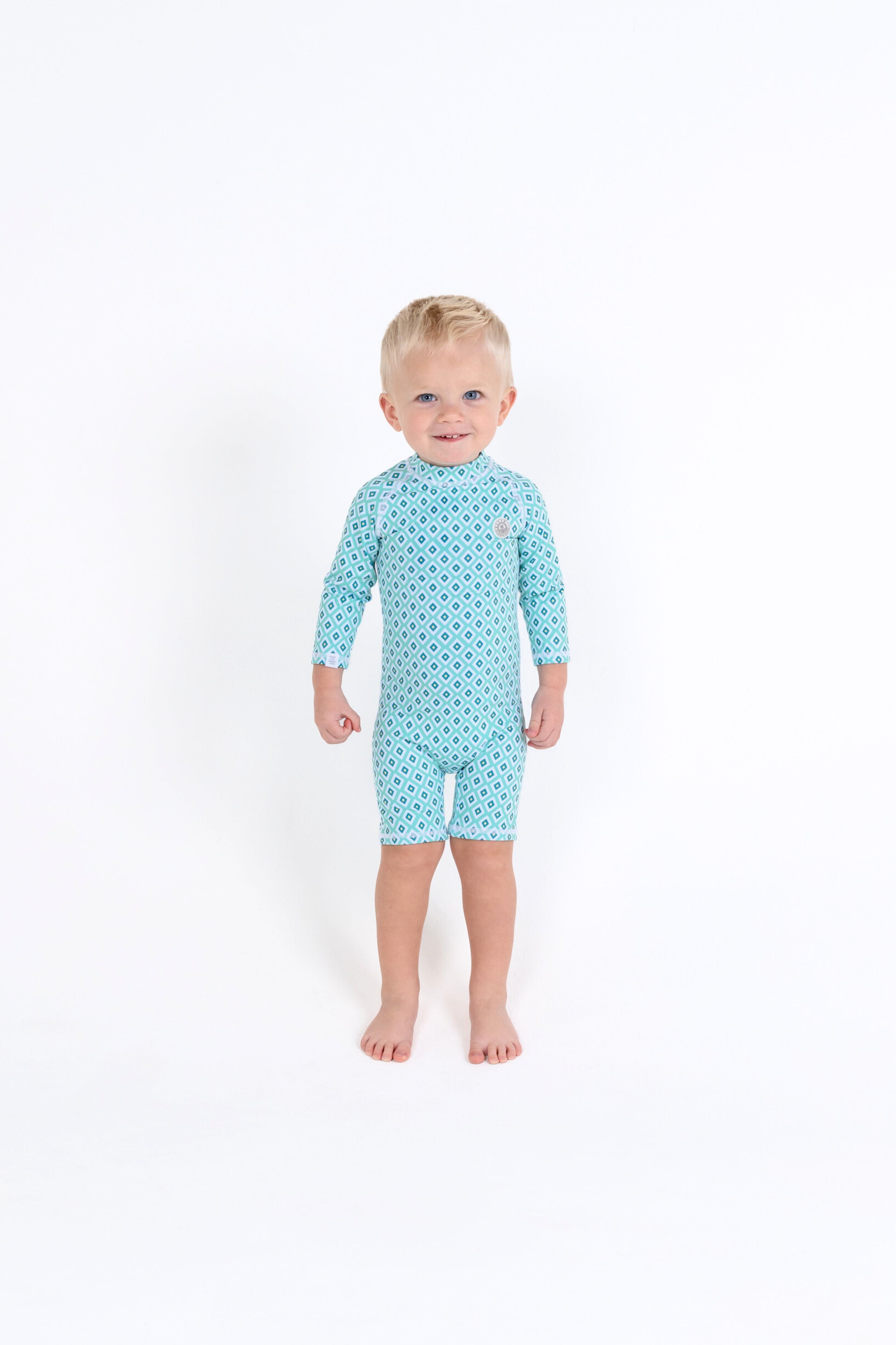 BABY SWIMSUIT - Diamond Green