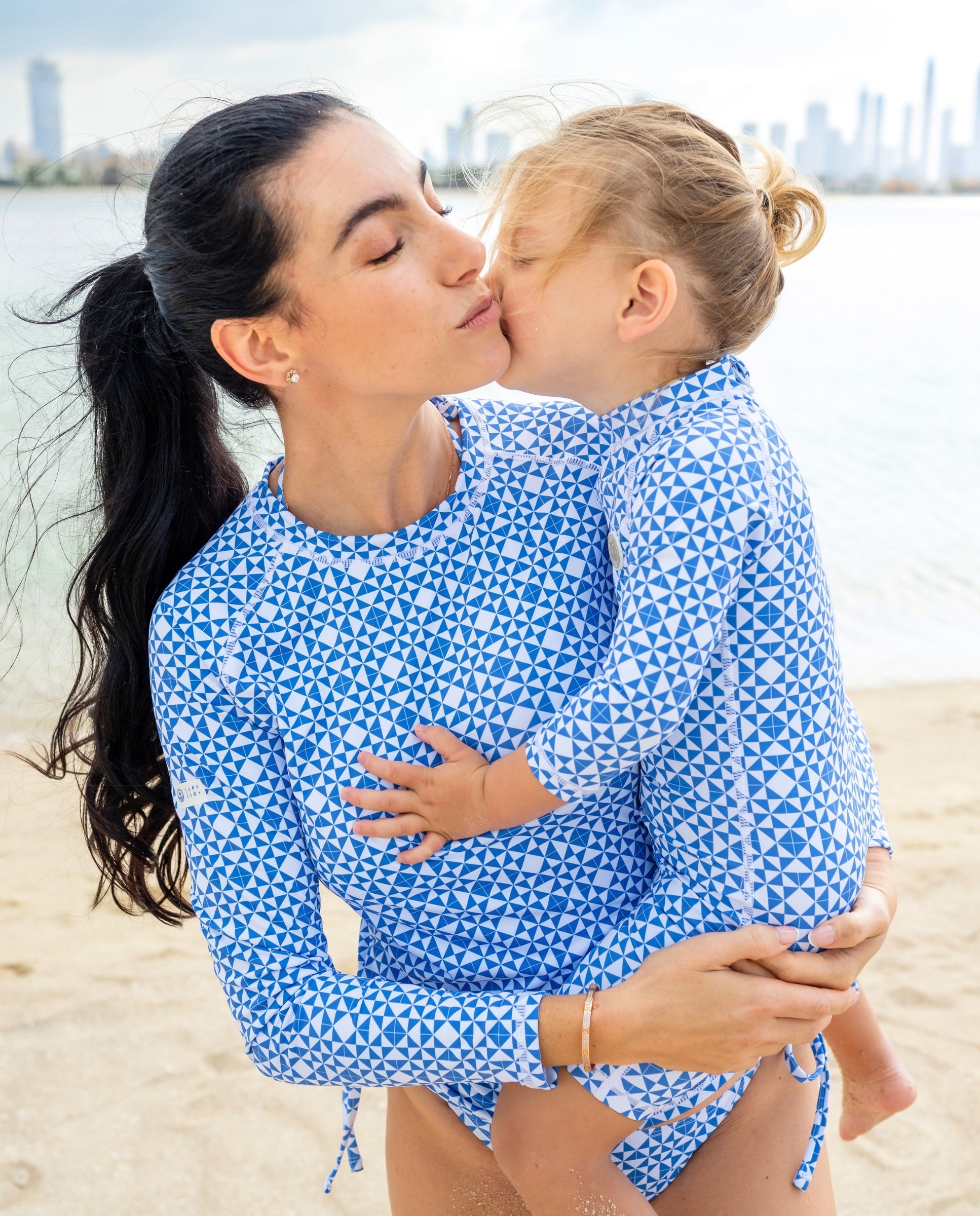 BABY SWIMSUIT - Mediterranean Tiles