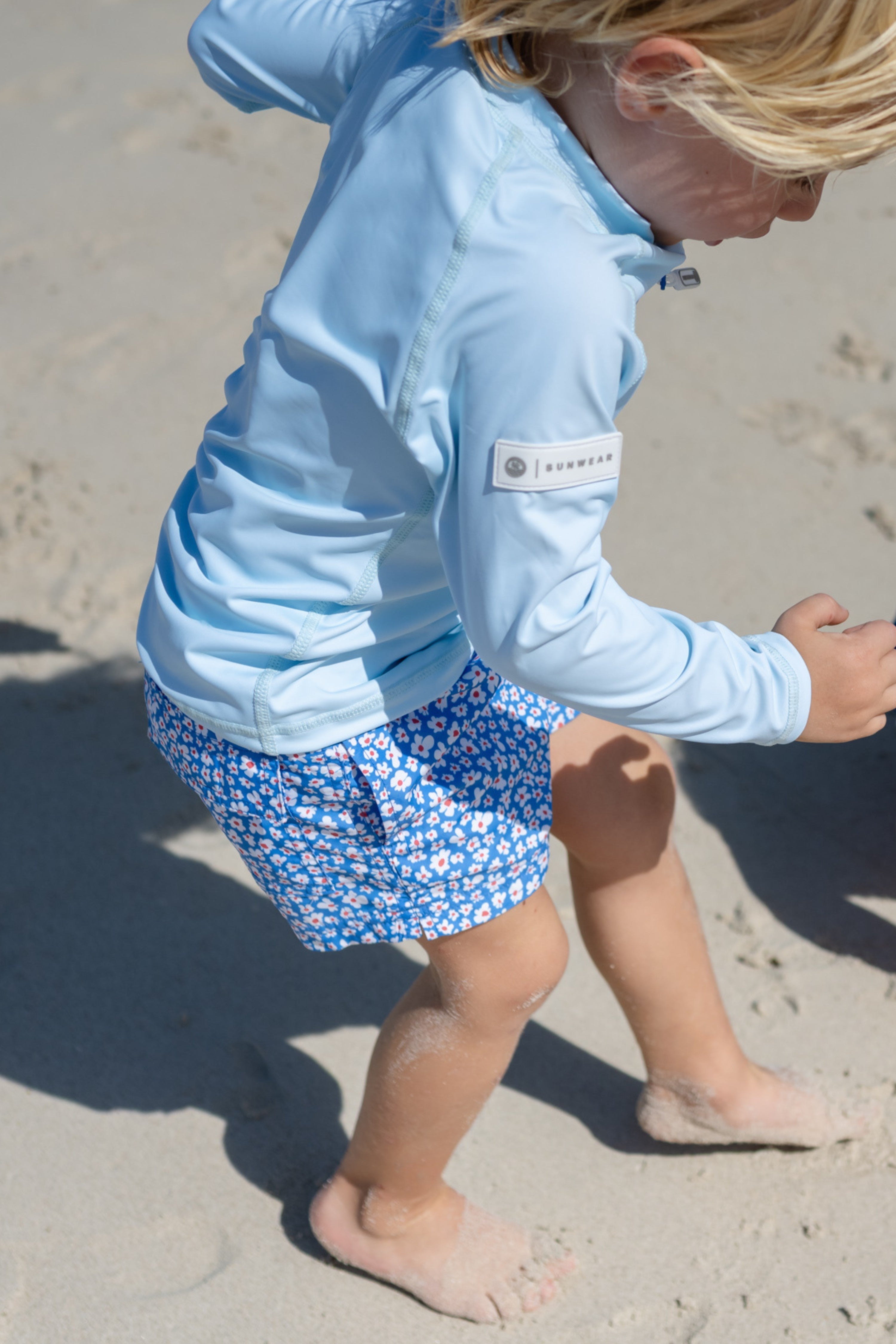 BOY SWIM SHORT - Blue Garden