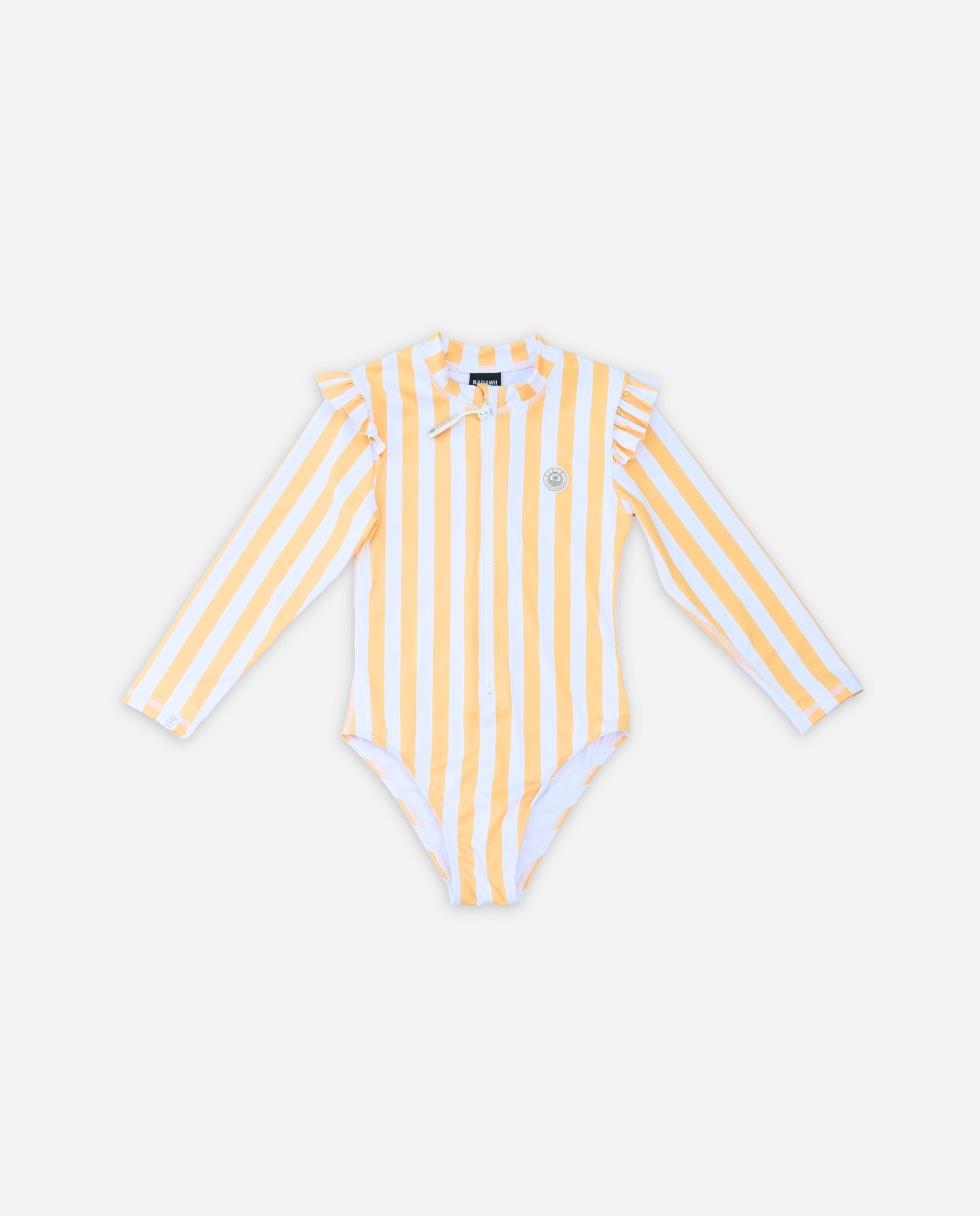 GIRL SWIMSUIT RUFFLES - Summer Stripes