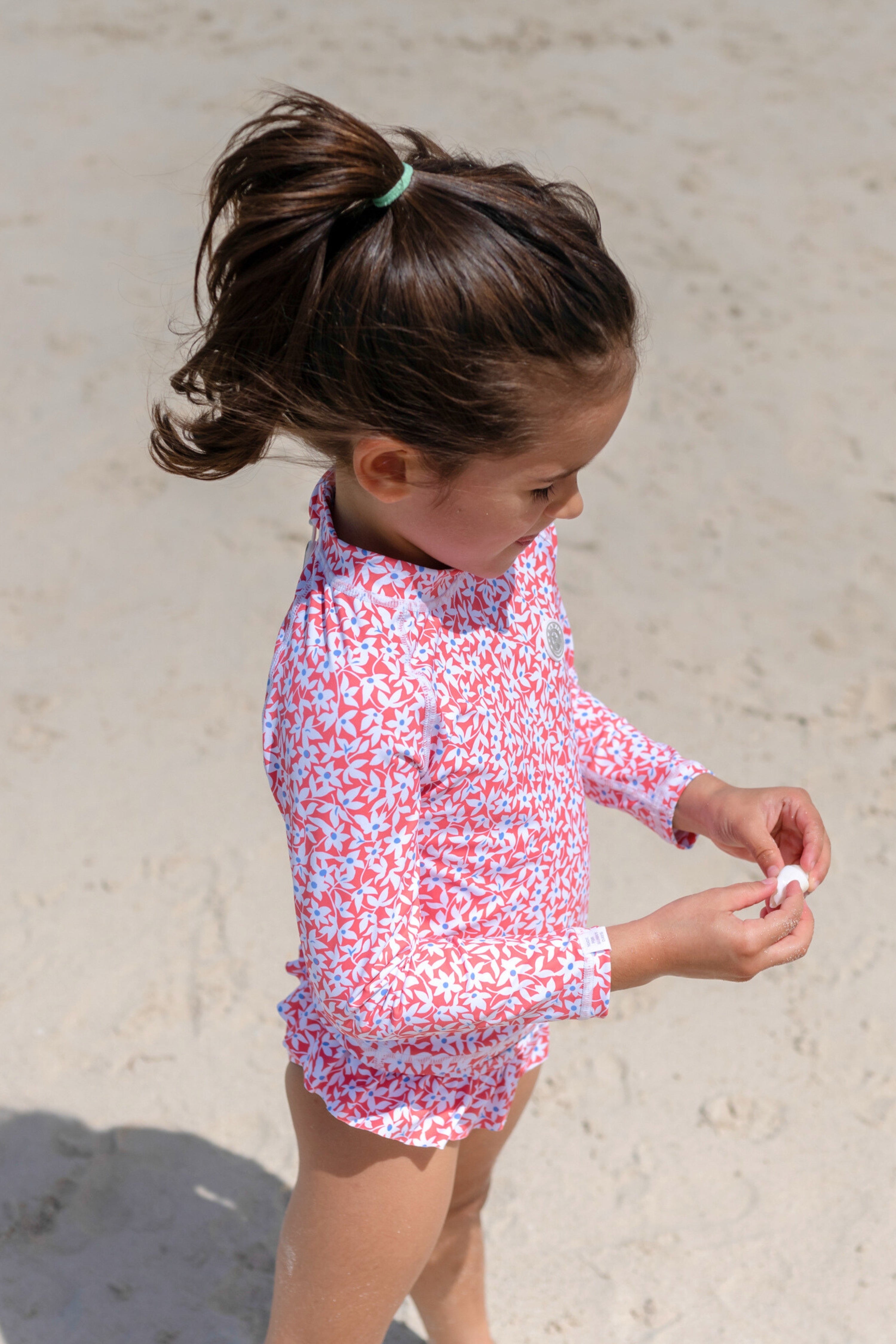 GIRL SWIMSUIT 2 PIECE - Floral ditsy