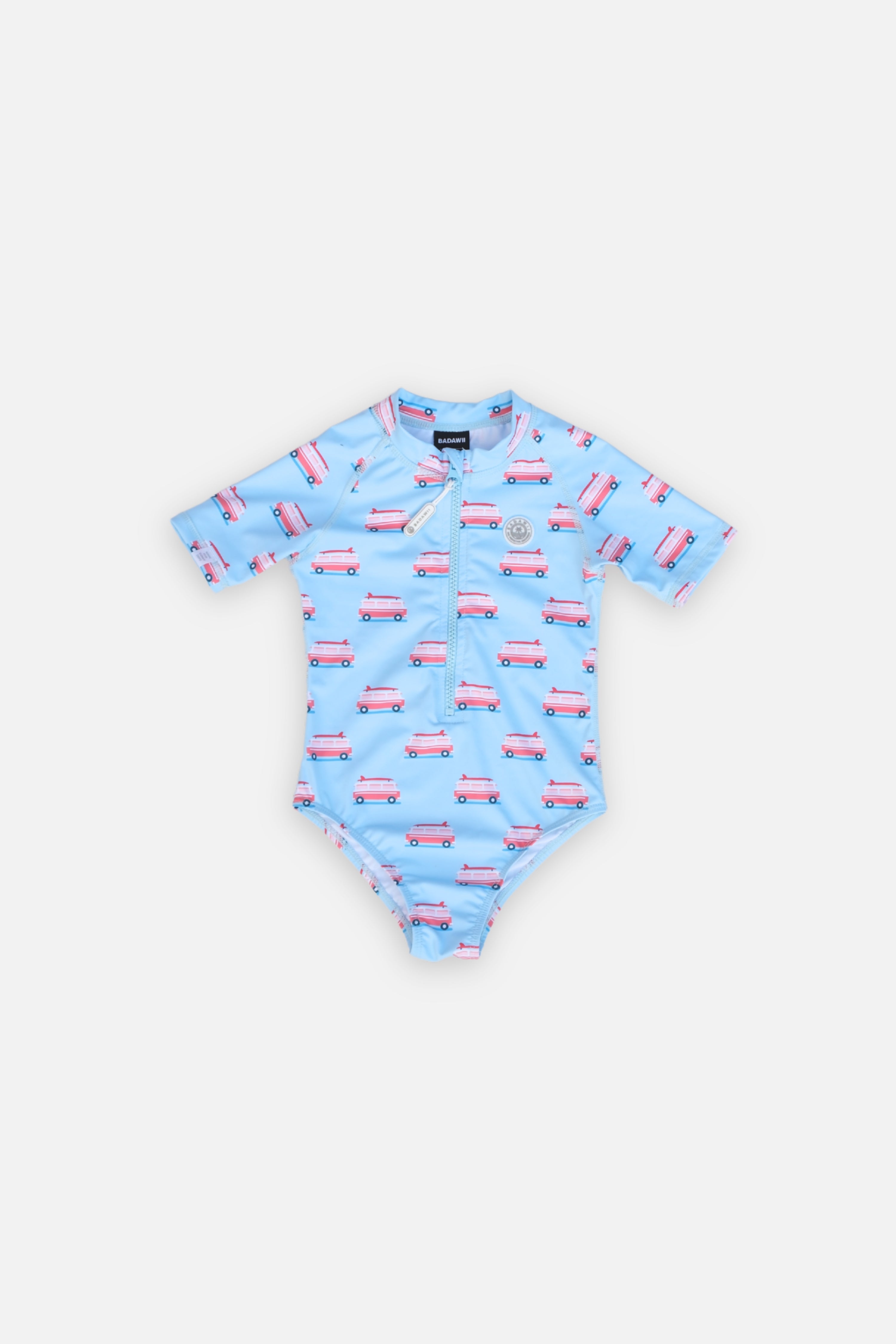 GIRL SWIMSUIT SHORT SLEEVE - Beach Vans