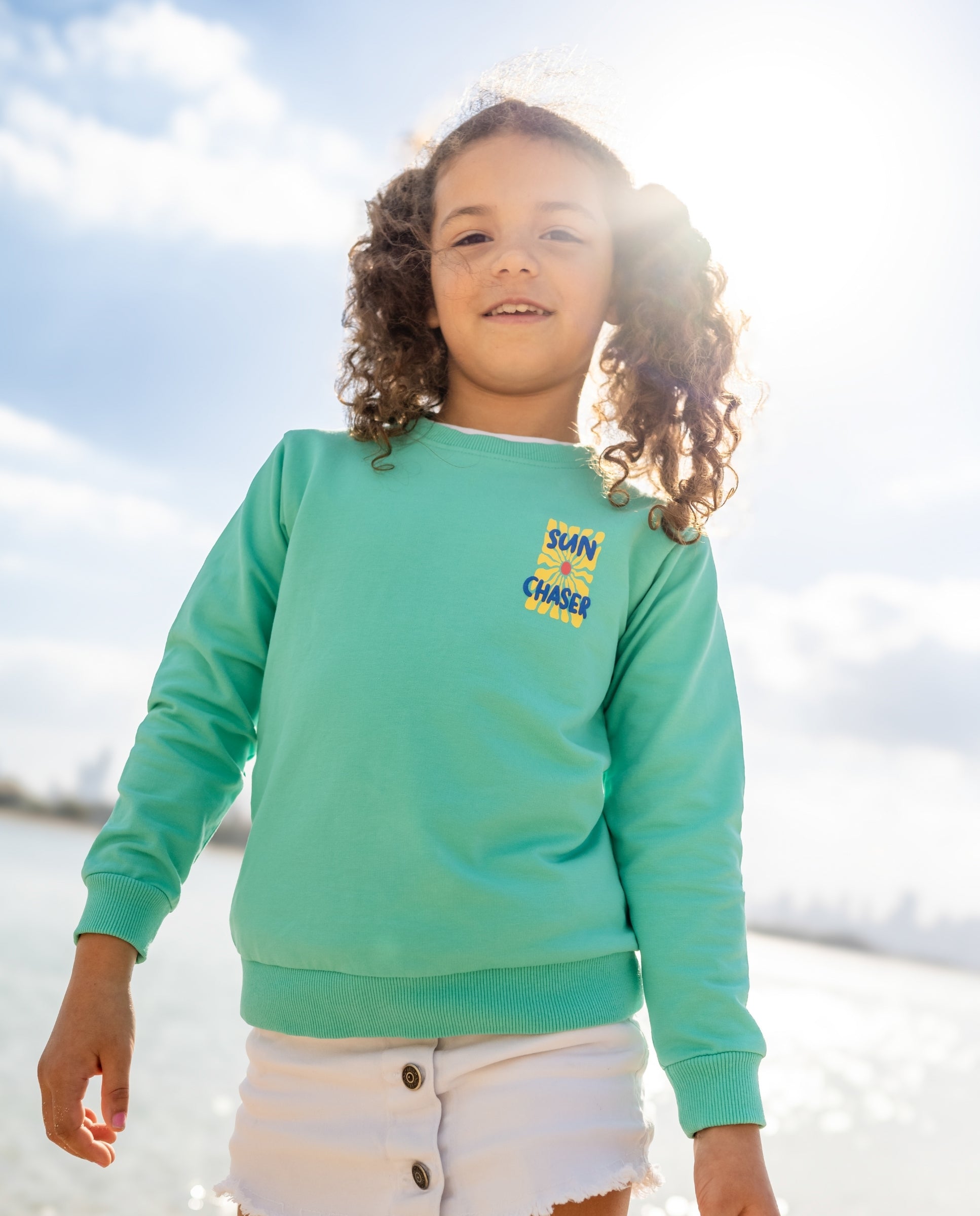 KIDS COTTON SWEATER - Sun Chaser
