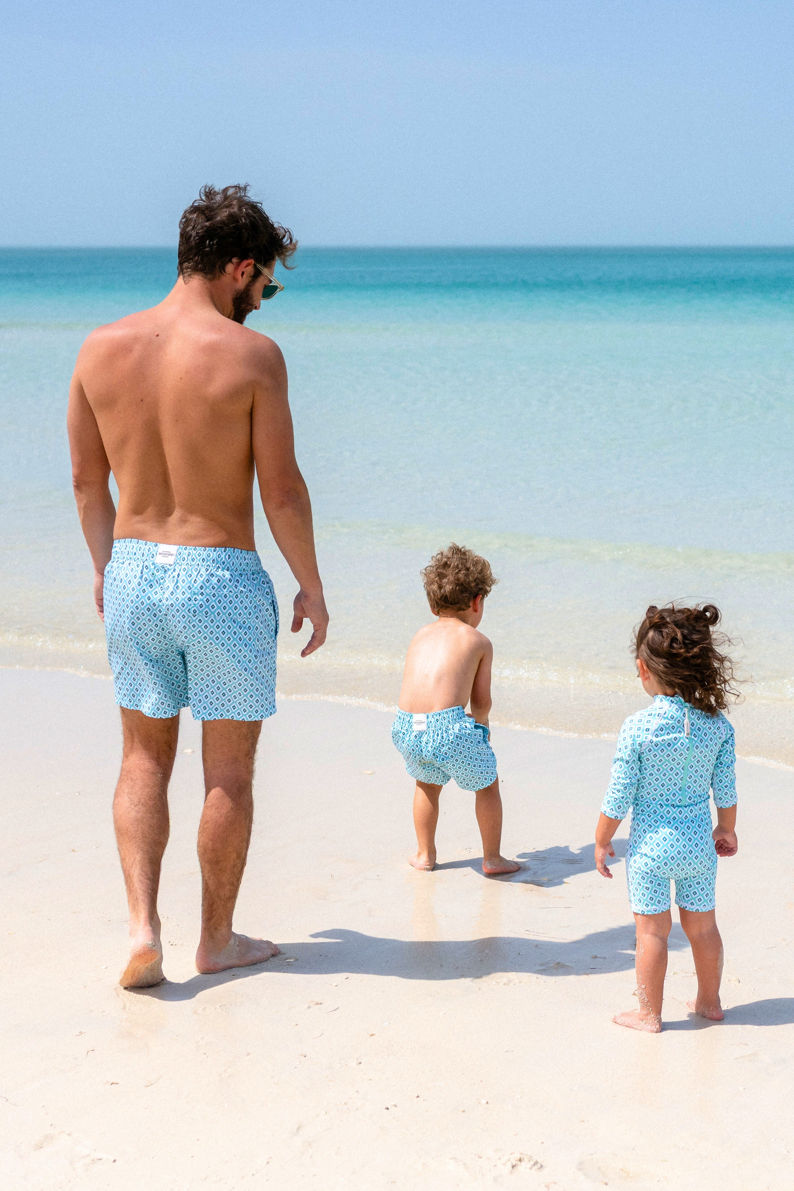 MEN SWIM SHORT - Diamond Green