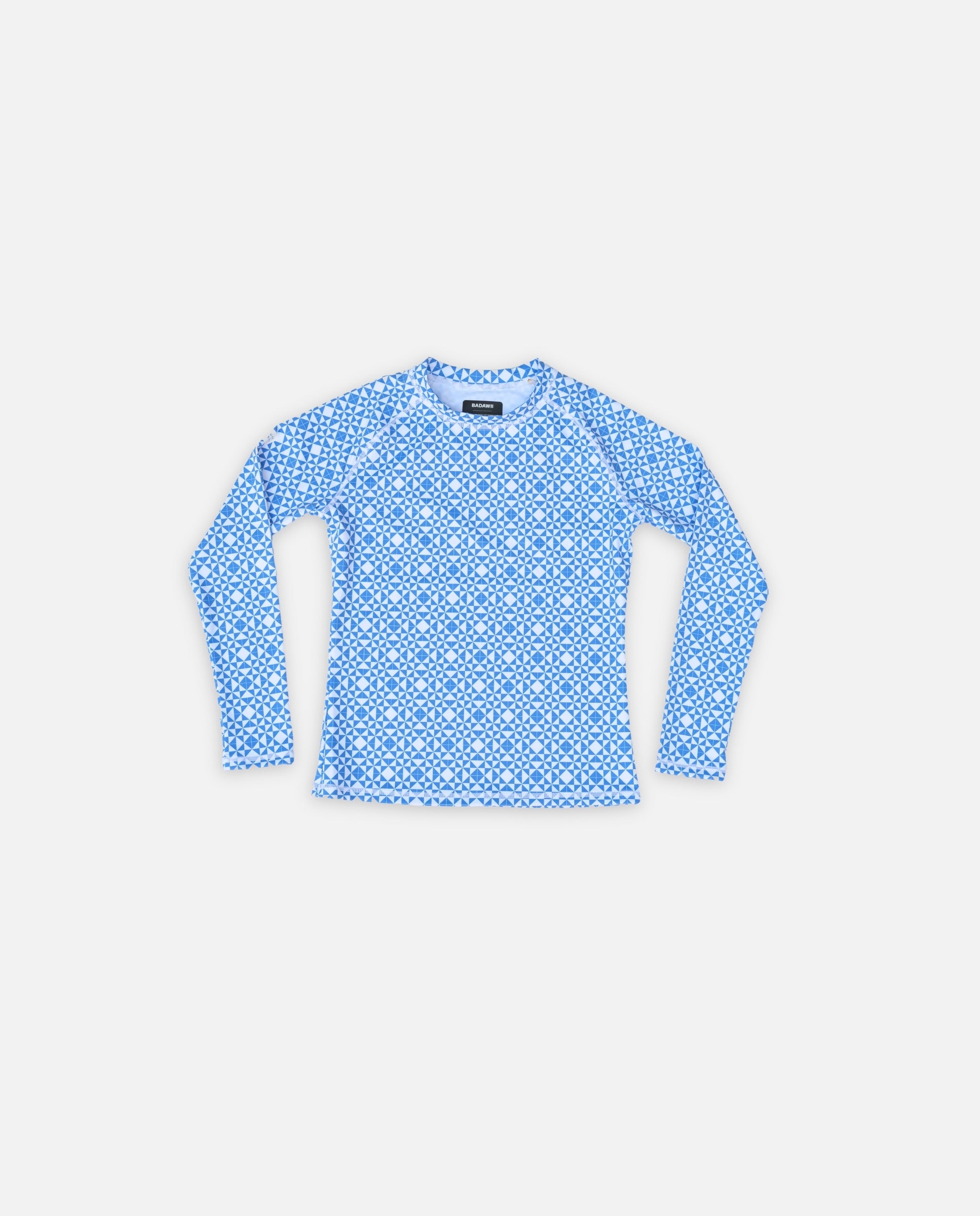 WOMAN RASHGUARD LONG SLEEVE - Mediterranean Tiles