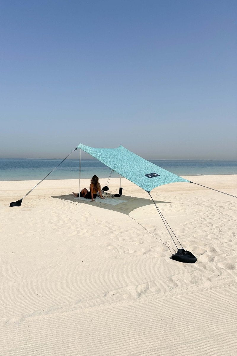 Portable UPF 50+ Sunshade Green Coral – Badawii Beachwear