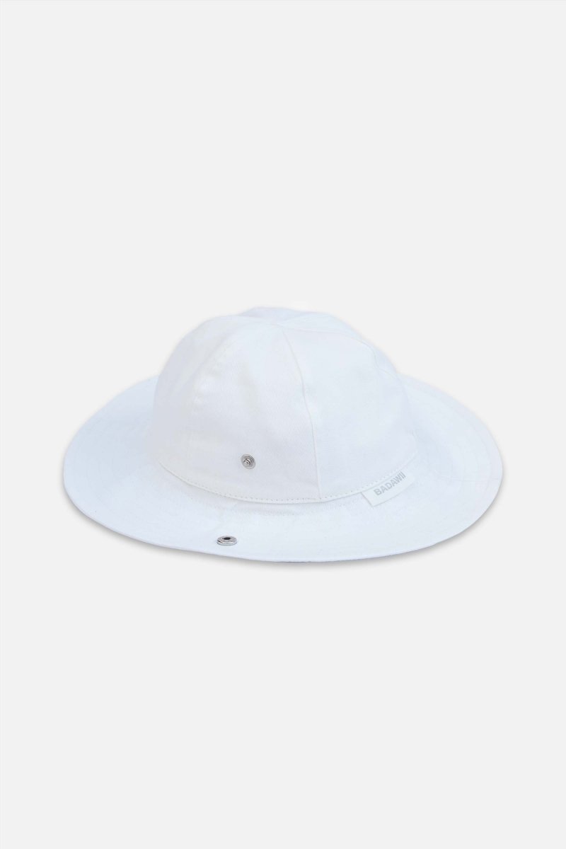 Baby & Kids Sun Hat - White - Badawii UAE