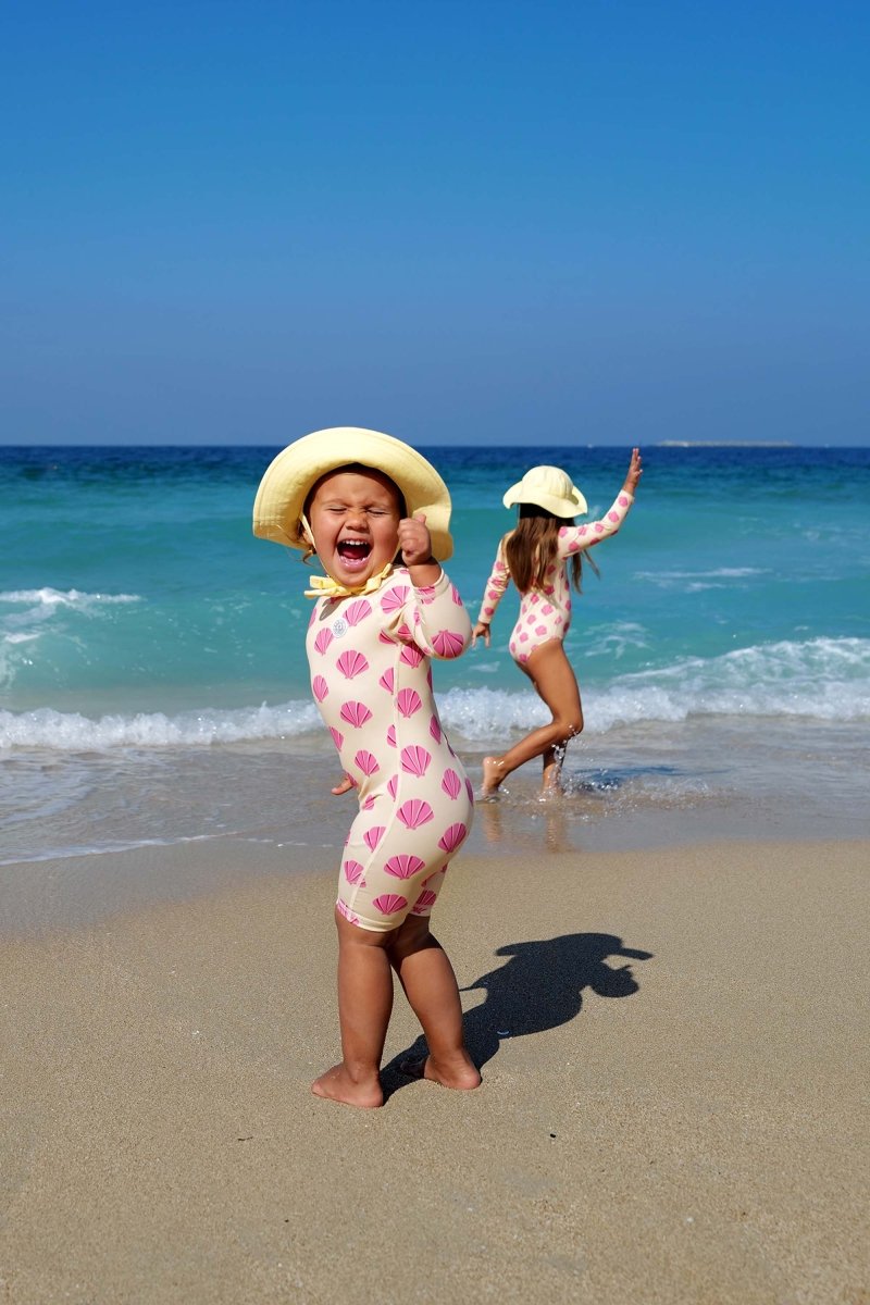 Baby & Kids Sun Hat - Yellow - Badawii UAE