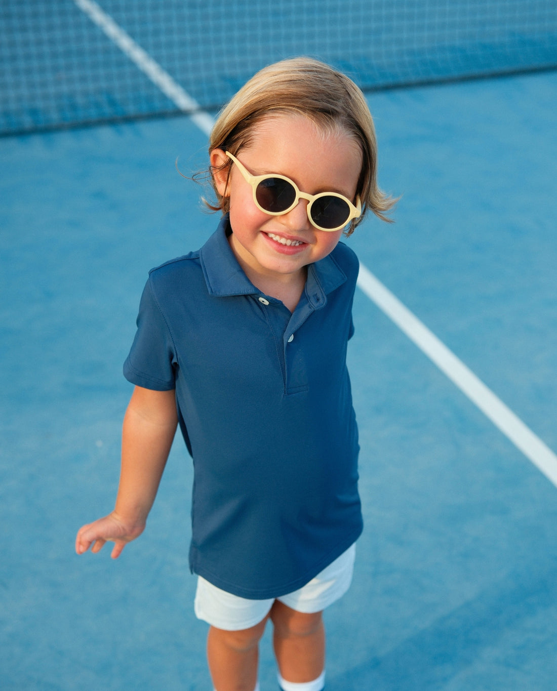 KIDS ACTIVE+ POLO - Navy Blue