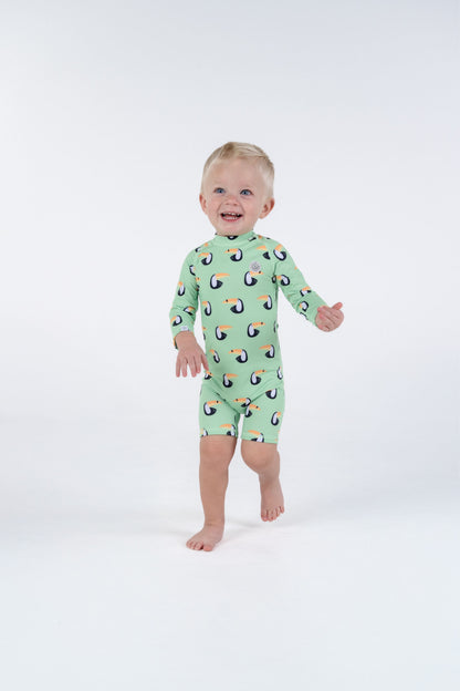 BABY SWIMSUIT - Toucan Paradise