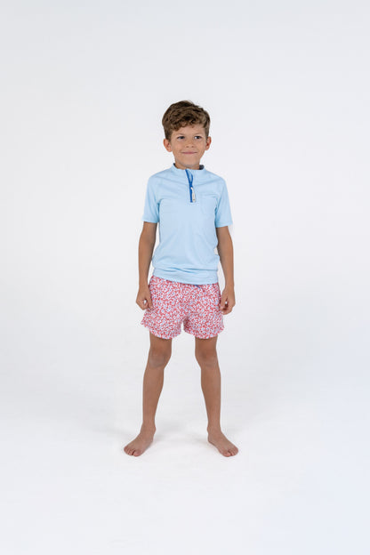 BOY UV T-SHIRT - SHORT SLEEVE - Fresh Blue