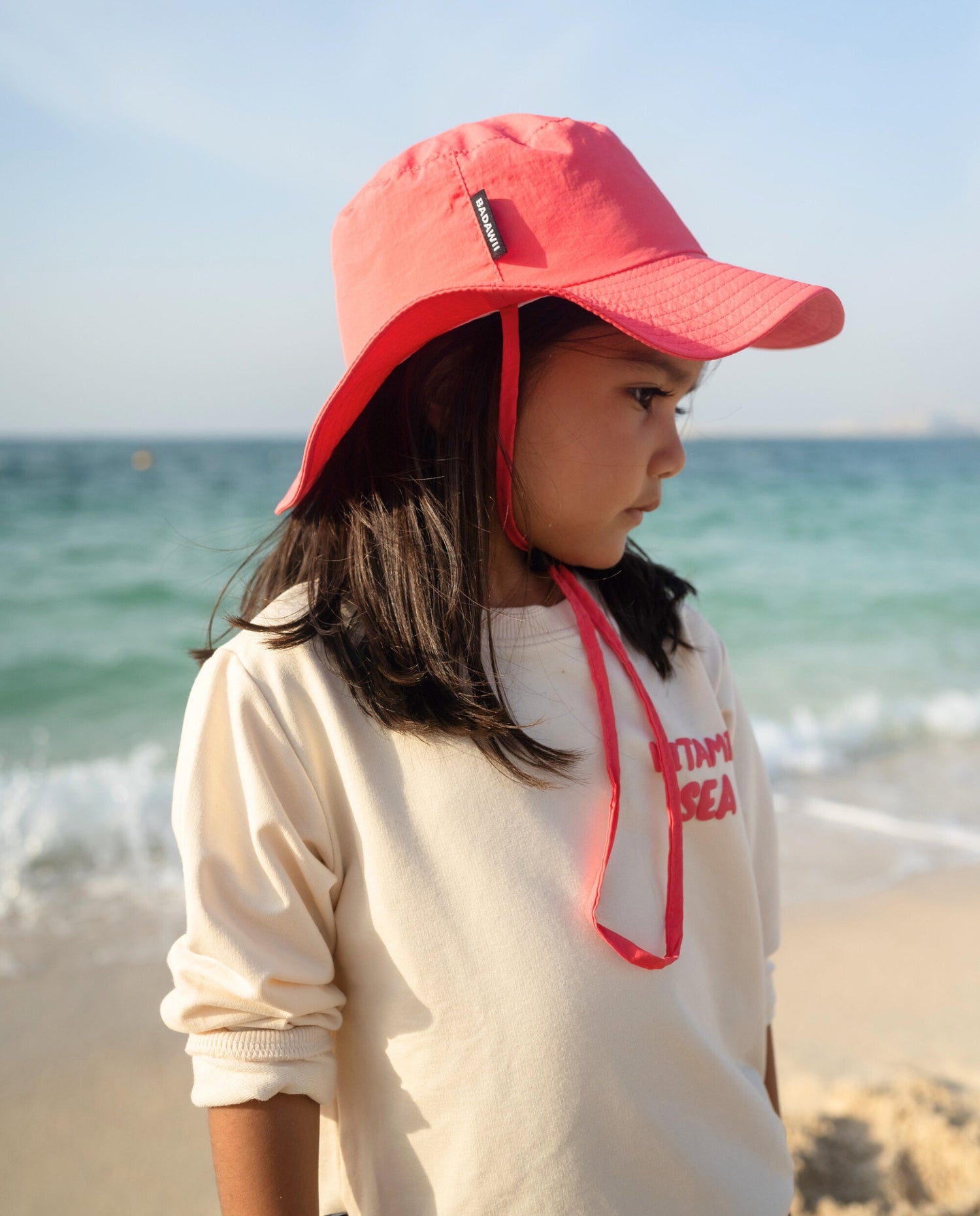KIDS BEACH HAT - Red