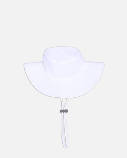 KIDS BEACH HAT - White