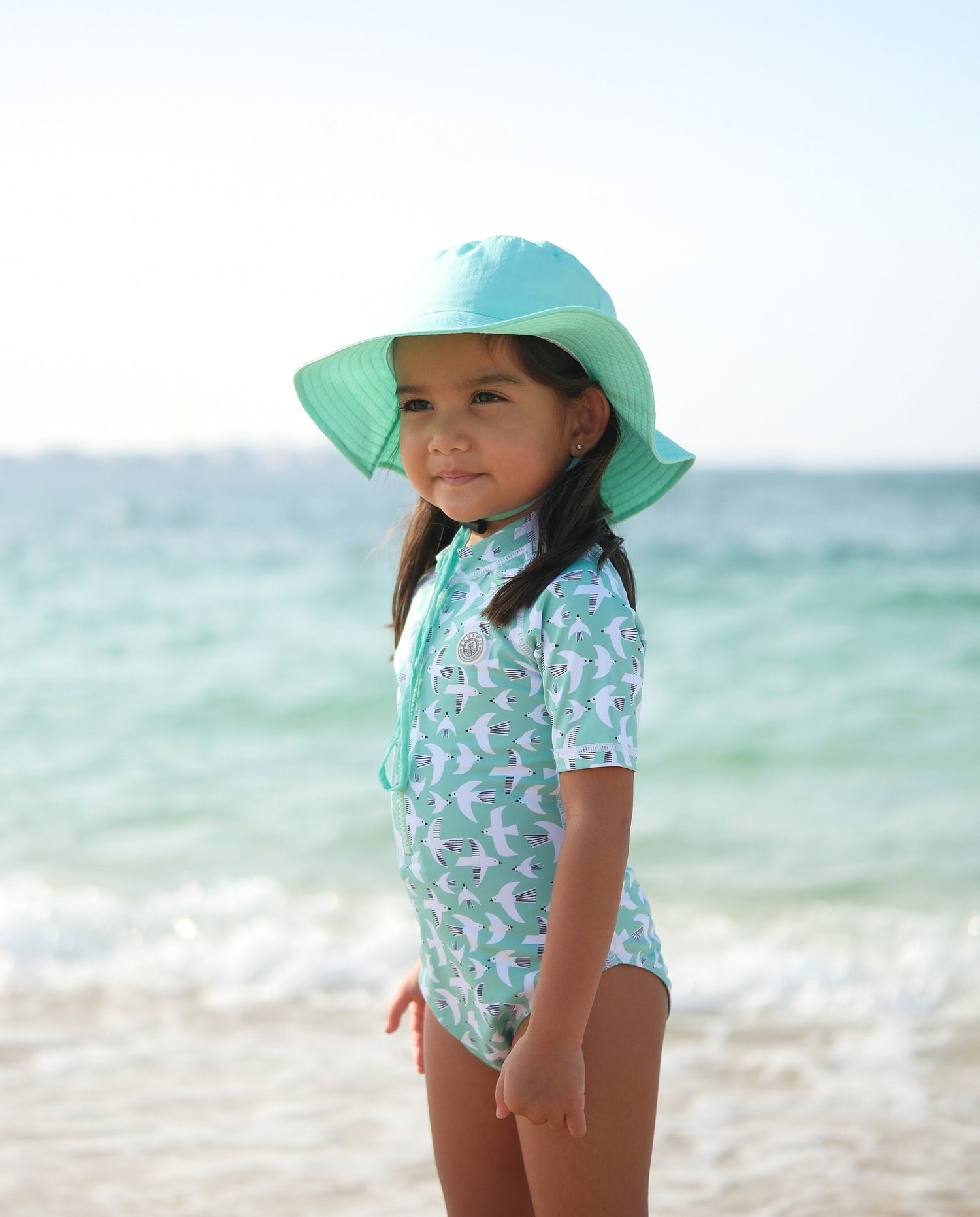 KIDS BEACH HAT - Green