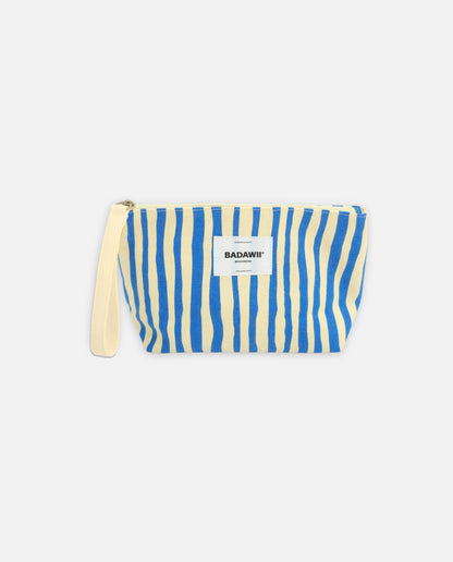 BEACH POUCH - Blue Stripes