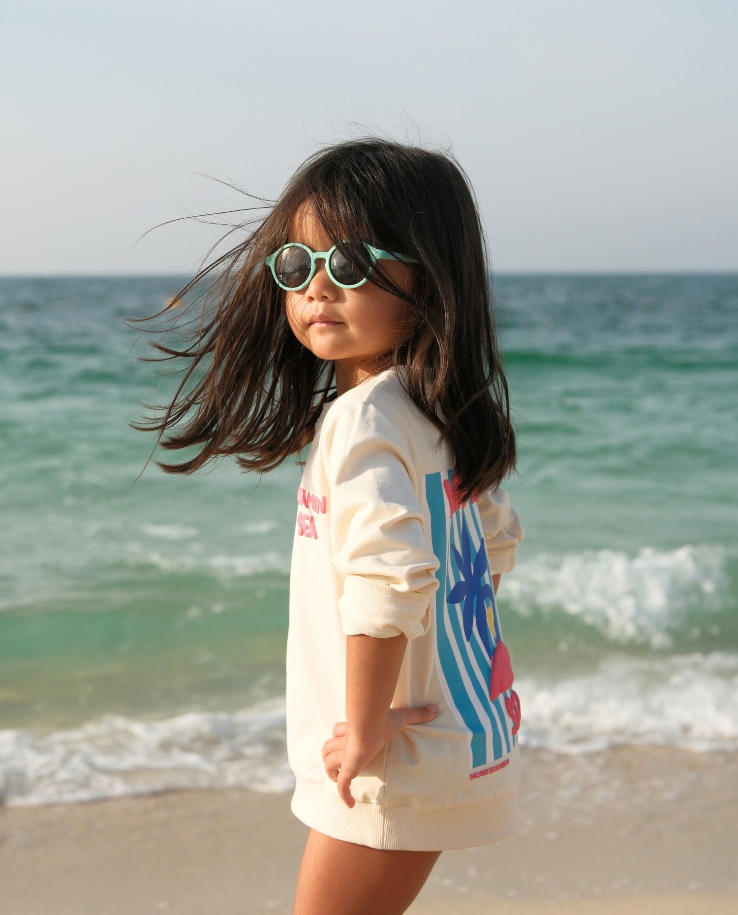 FLEXIBLE KIDS SUNGLASSES - LIGHT GREEN