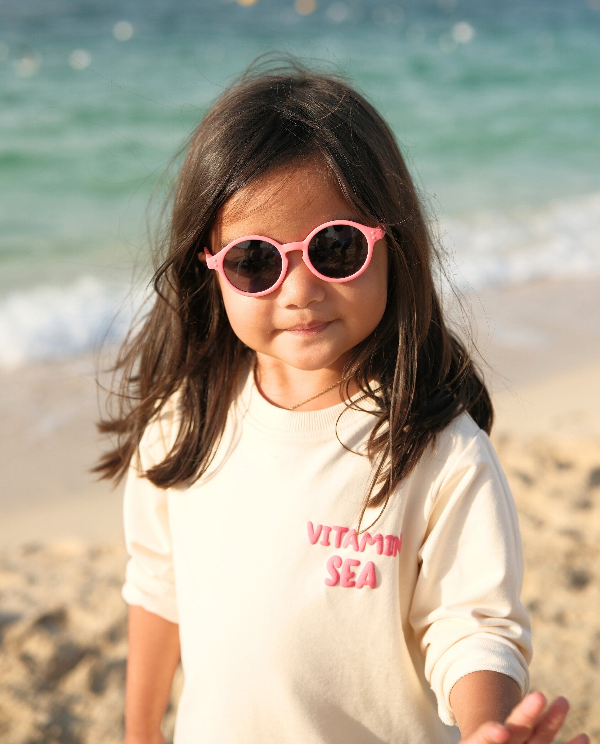 FLEXIBLE KIDS SUNGLASSES - LIGHT RED