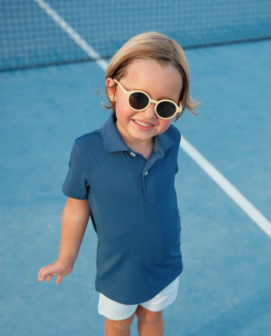 FLEXIBLE KIDS SUNGLASSES - LIGHT YELLOW