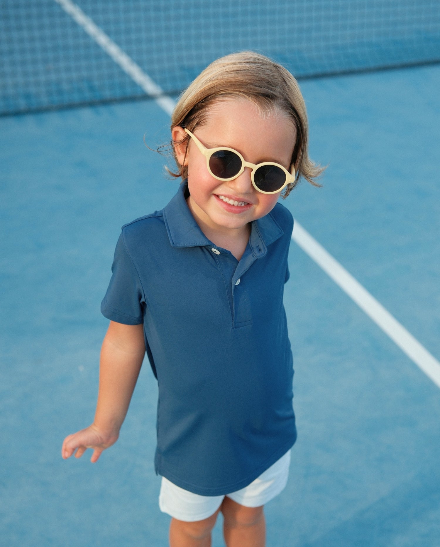 FLEXIBLE KIDS SUNGLASSES - LIGHT YELLOW