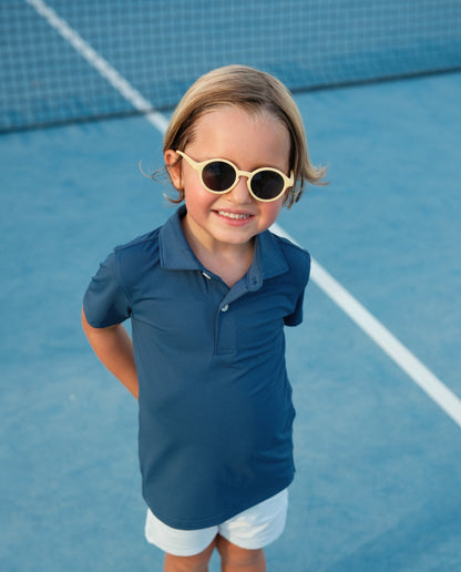 FLEXIBLE KIDS SUNGLASSES - LIGHT YELLOW
