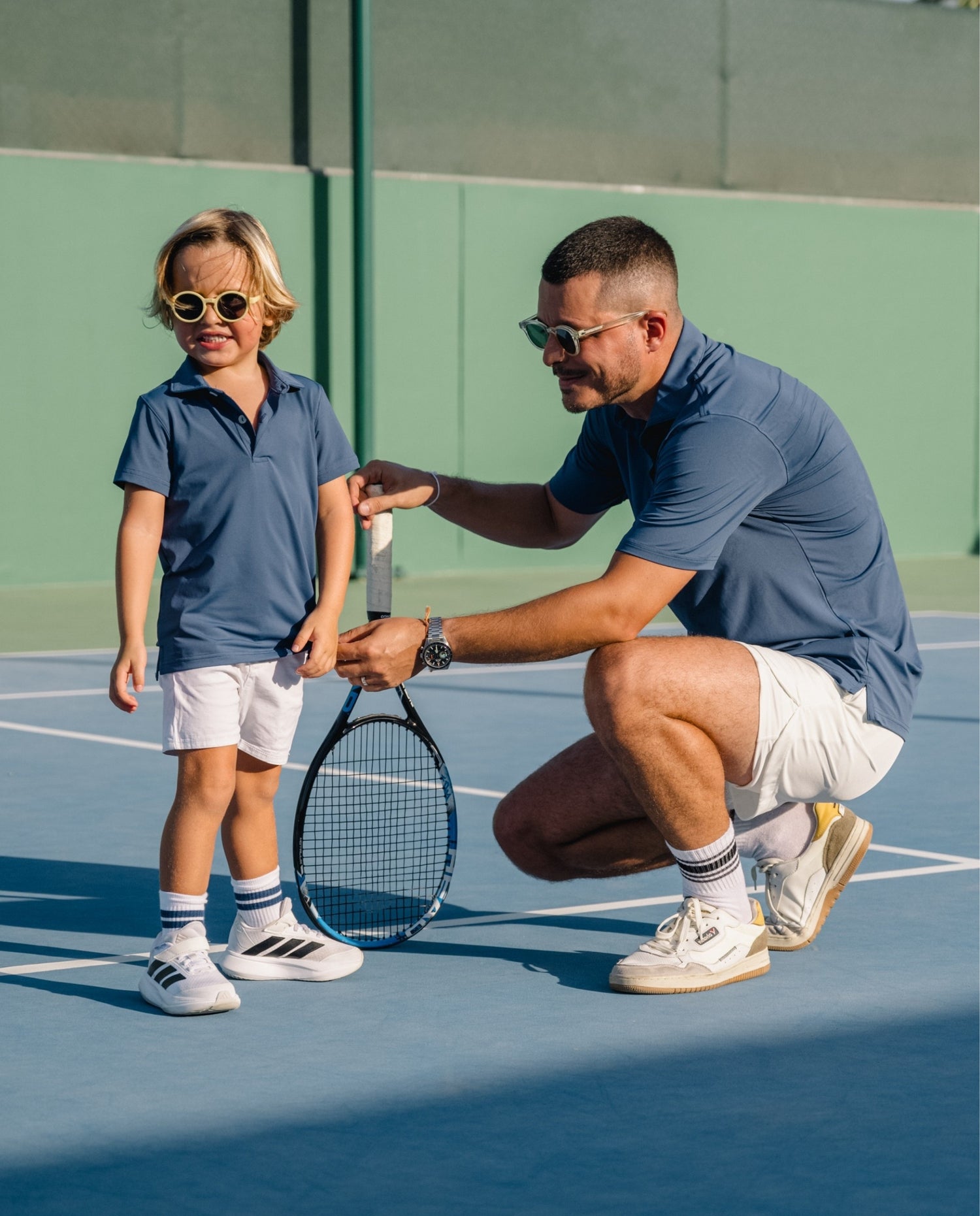KIDS ACTIVE+ POLO - Navy Blue