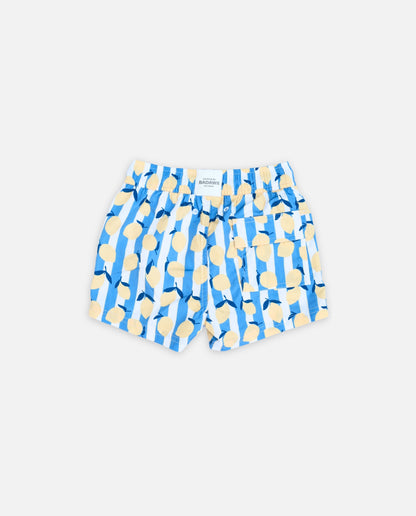 BOY SWIM SHORT - Limoncello Stripes
