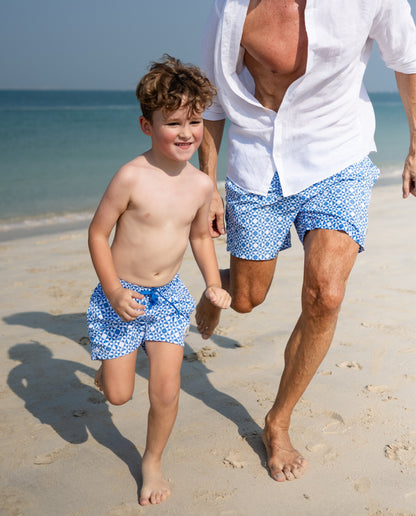 BOY SWIM SHORT - Mediterranean Tiles