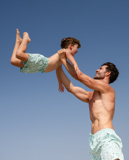 BOY SWIM SHORT - Seagull Breeze