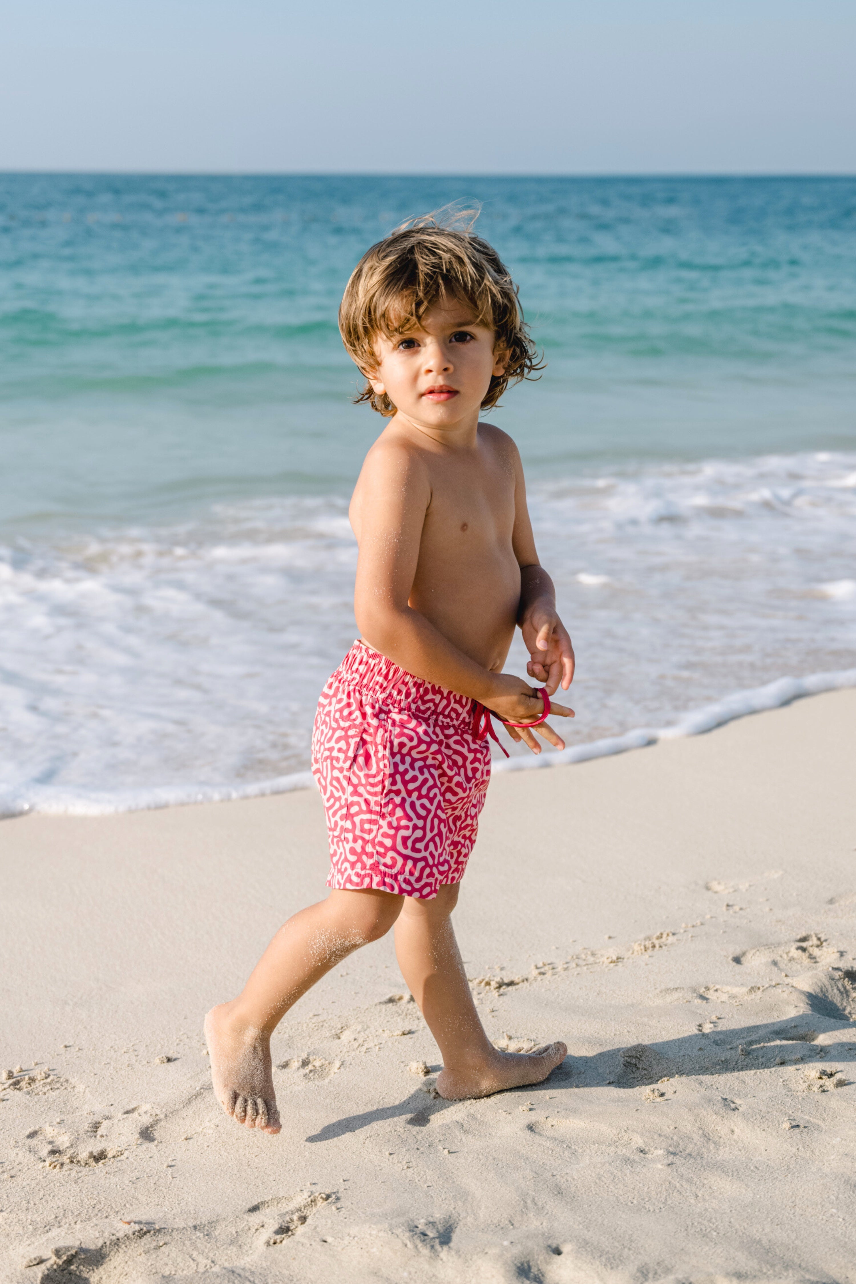 BOY SWIM SHORT - Coral Reef