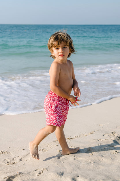 BOY SWIM SHORT - Coral Reef