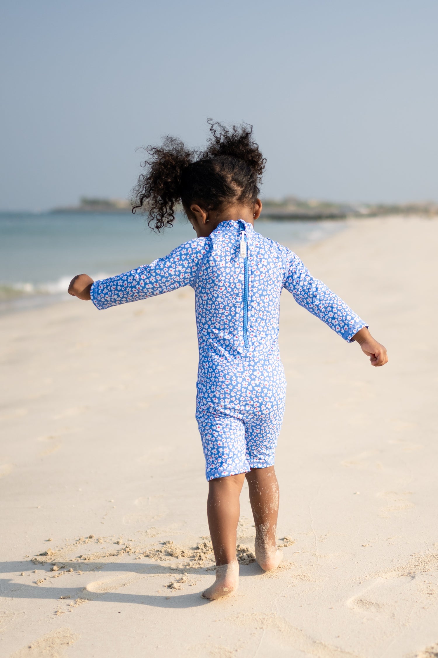 BABY SWIMSUIT - Blue Garden