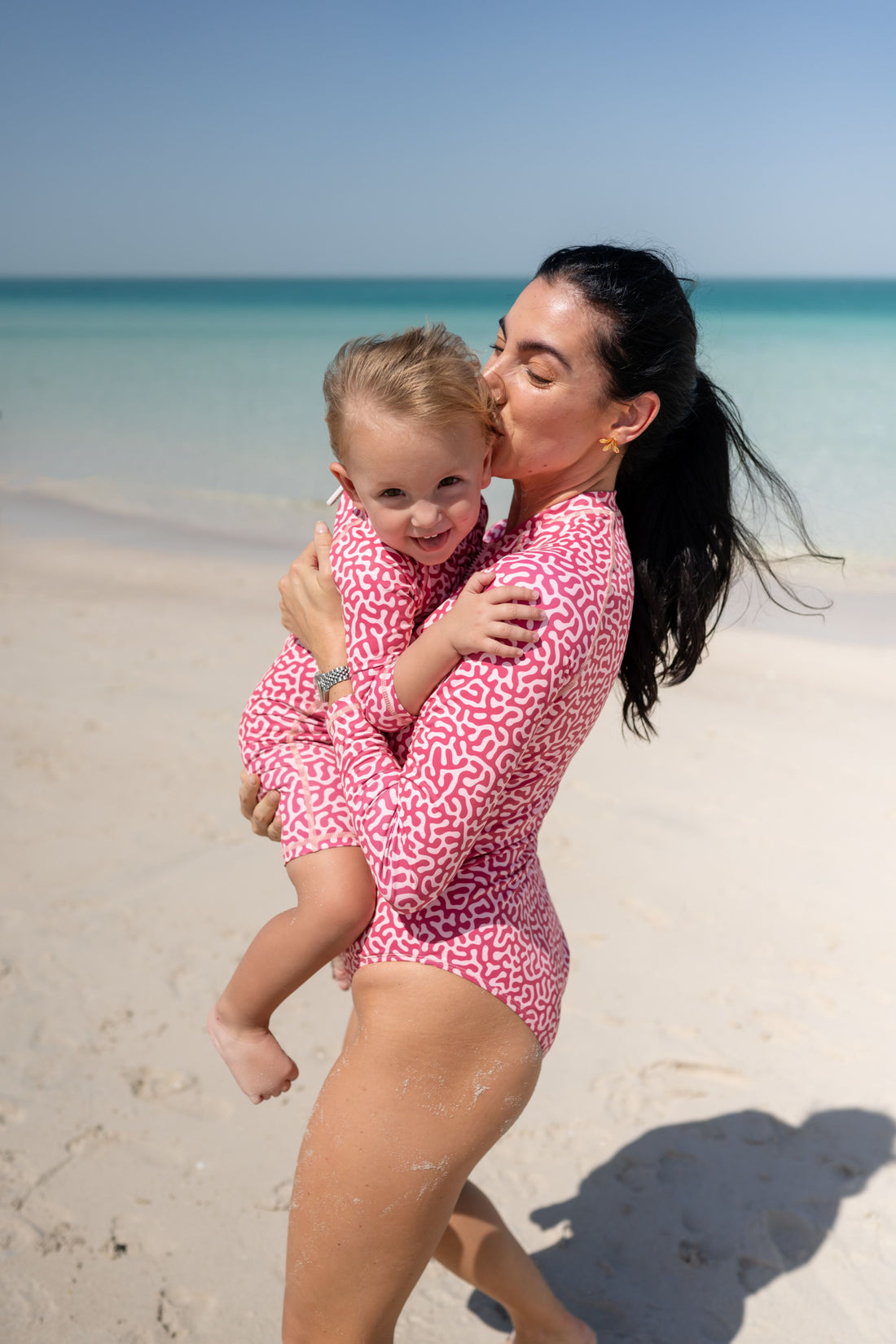 WOMAN SWIMSUIT - LONG SLEEVE - Coral Reef