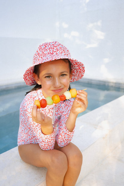 KIDS SWIM HAT - Floral Ditsy