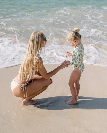 GIRL SWIMSUIT LONG SLEEVE - Sunny Shells