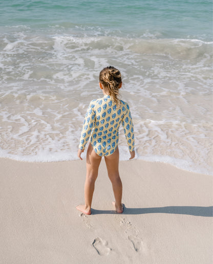 GIRL SWIMSUIT LONG SLEEVE - Sunny Shells