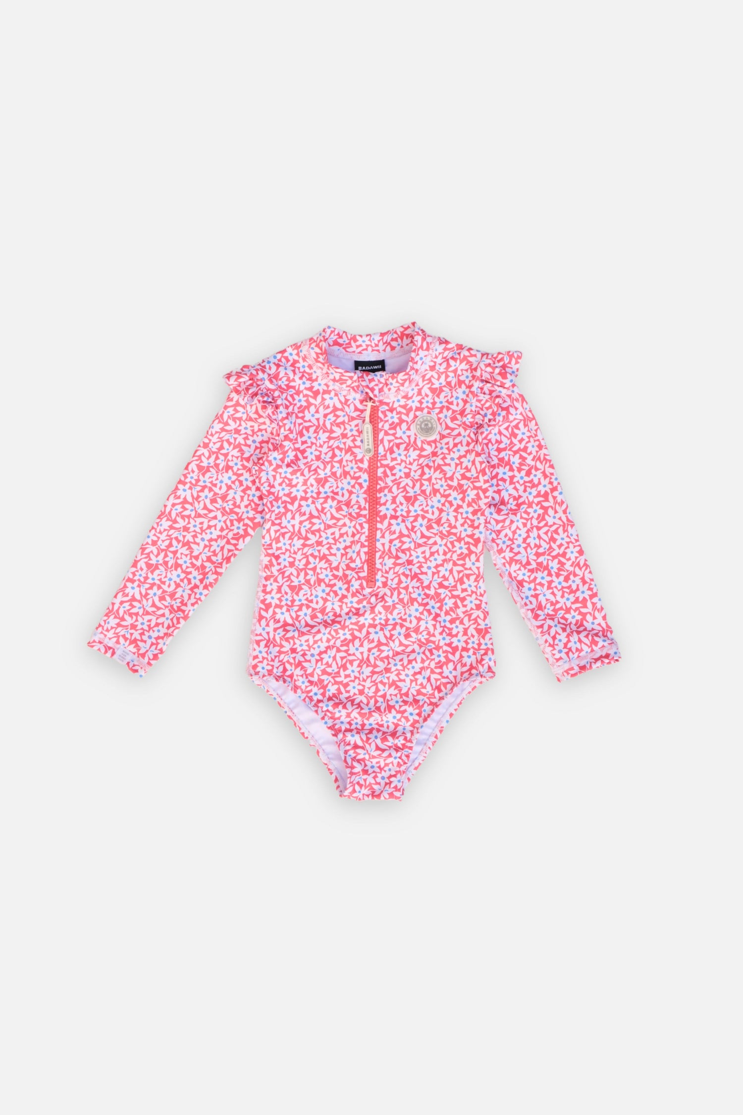 GIRL SWIMSUIT - RUFFLES - Floral Ditsy