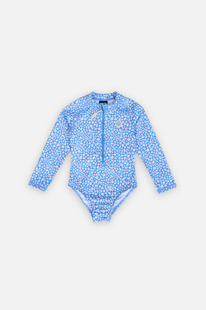 GIRL SWIMSUIT - Blue Garden