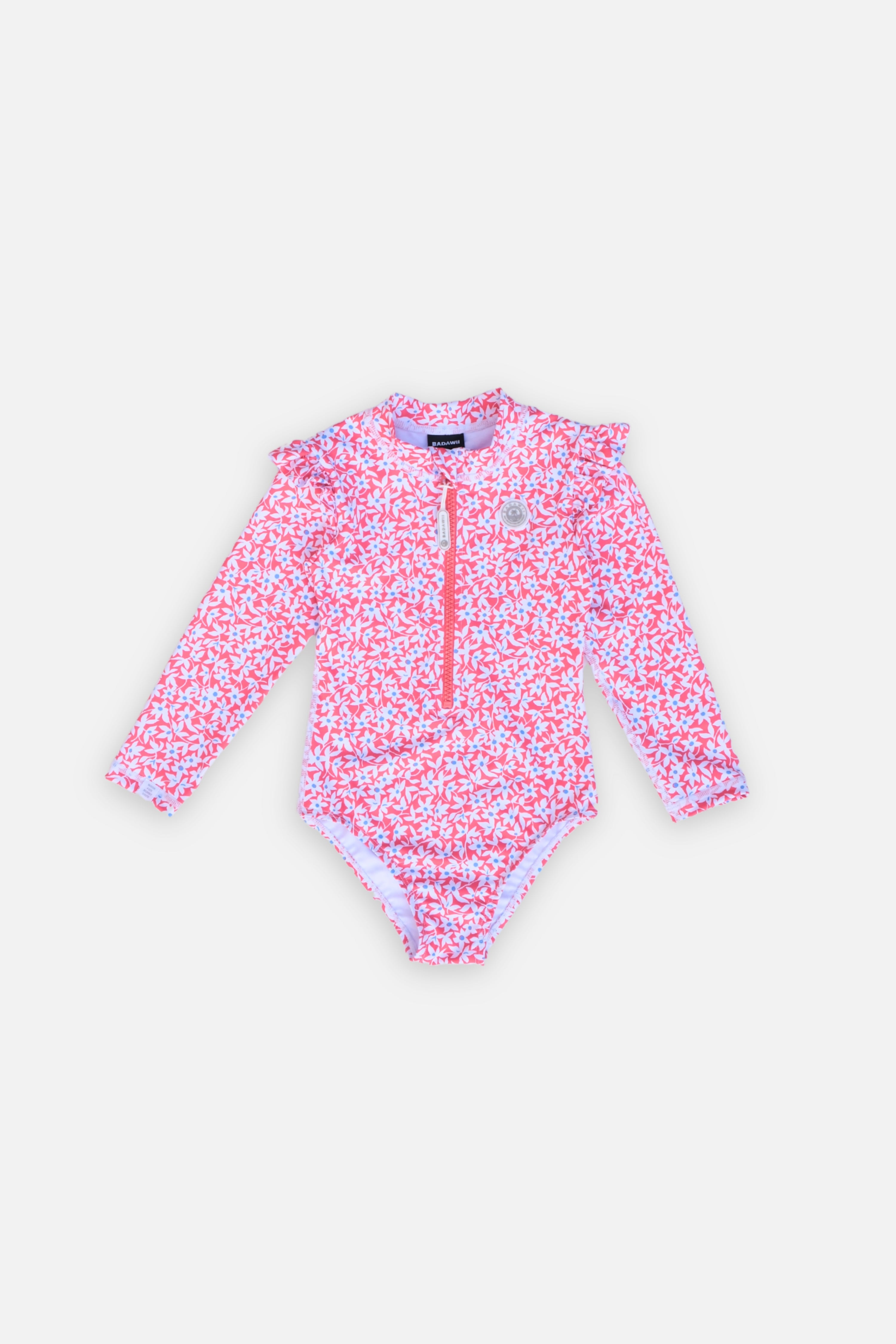 GIRL SWIMSUIT - RUFFLES - Floral Ditsy