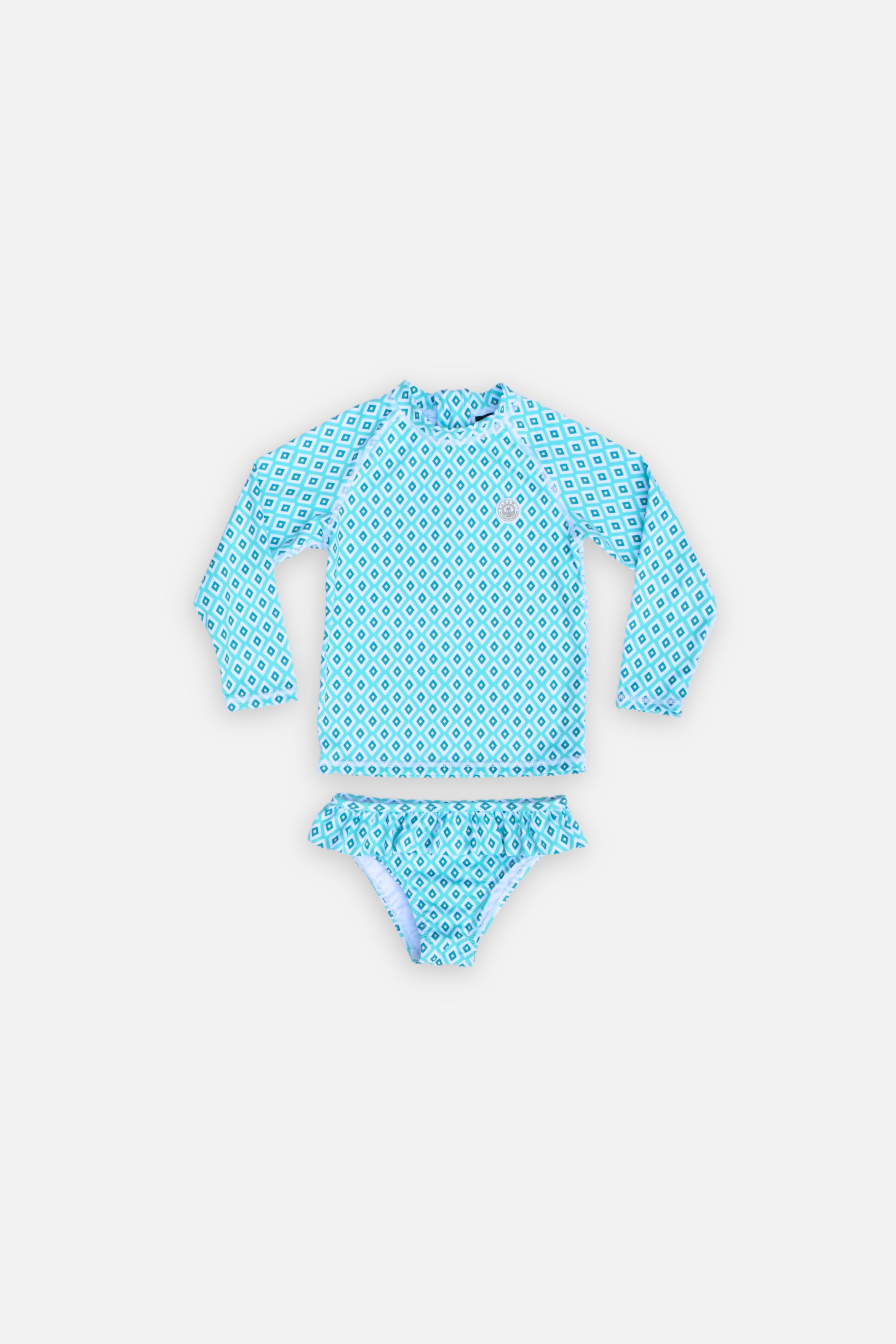 GIRL SWIMSUIT 2 PIECE - Diamond Green
