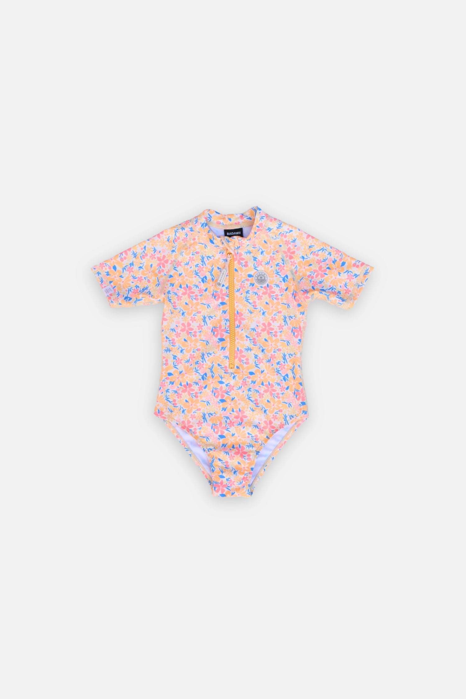 GIRL SWIMSUIT SHORT SLEEVE - Summer Bloom