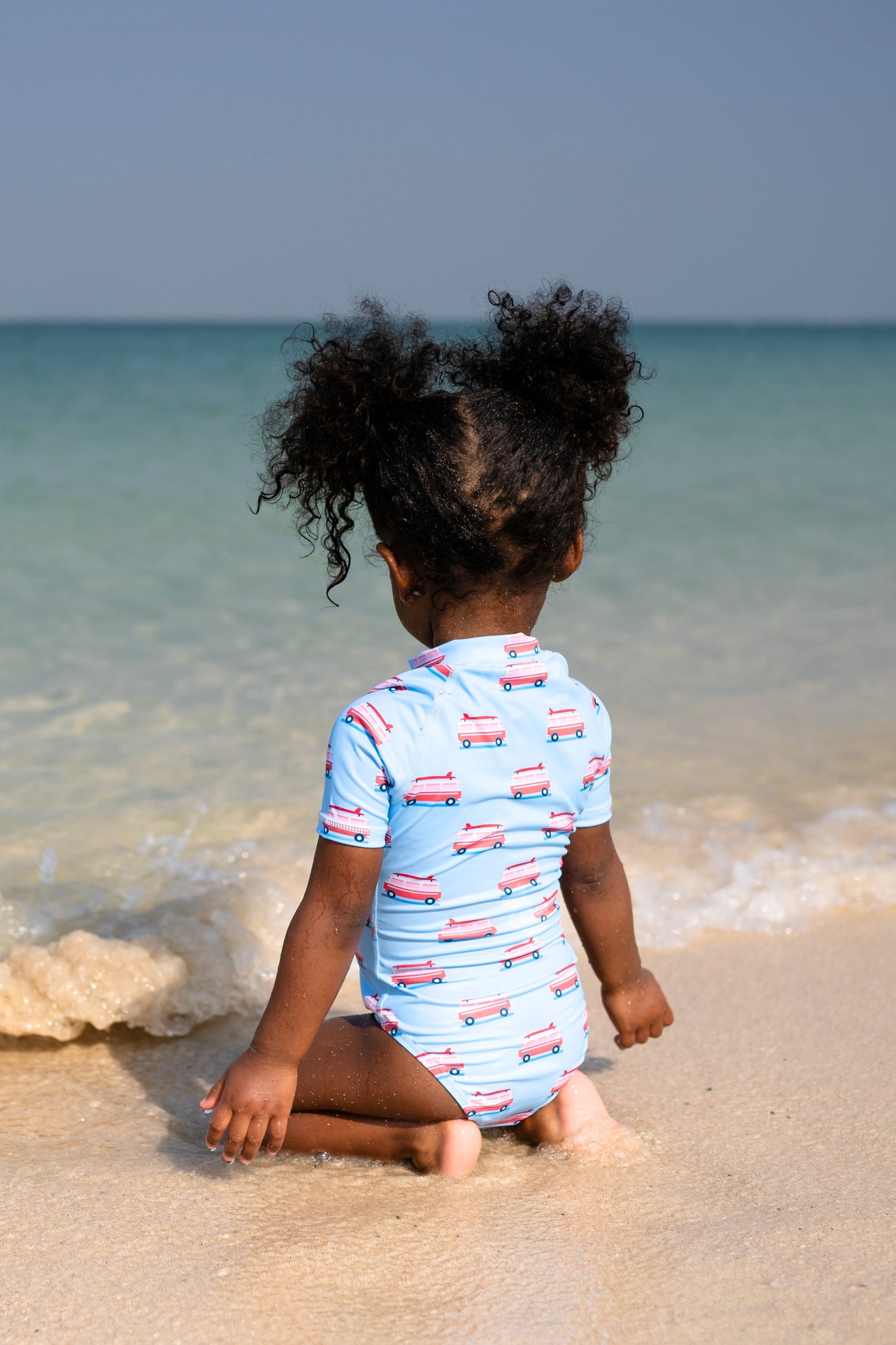 GIRL SWIMSUIT SHORT SLEEVE - Beach Vans