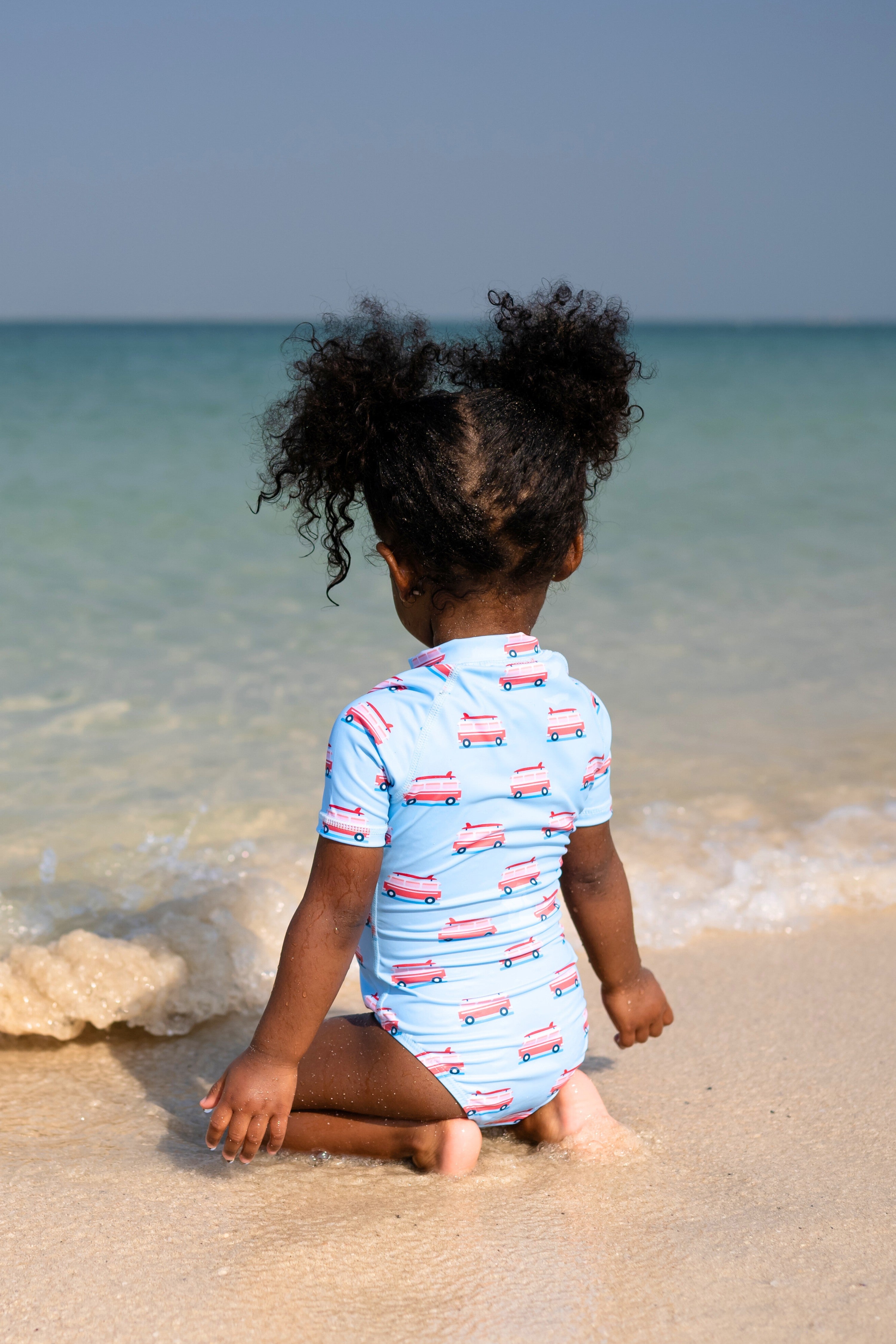 GIRL SWIMSUIT SHORT SLEEVE - Beach Vans