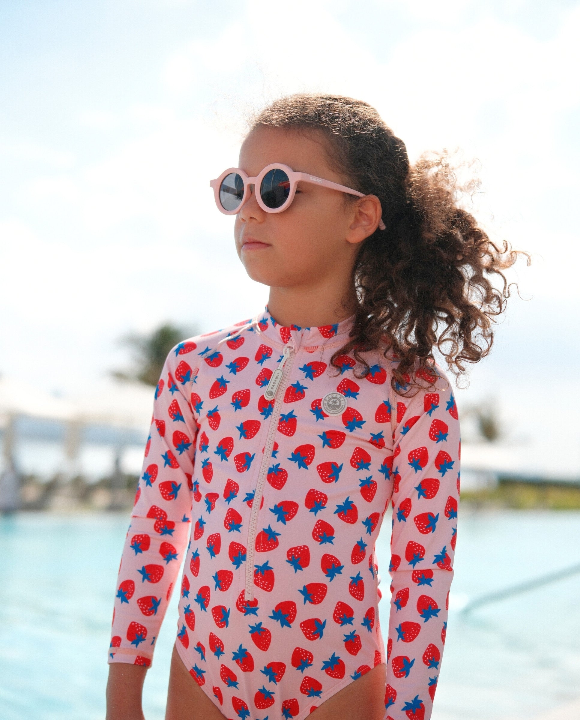 FLEXIBLE JUNIOR KIDS SUNGLASSES - PINK