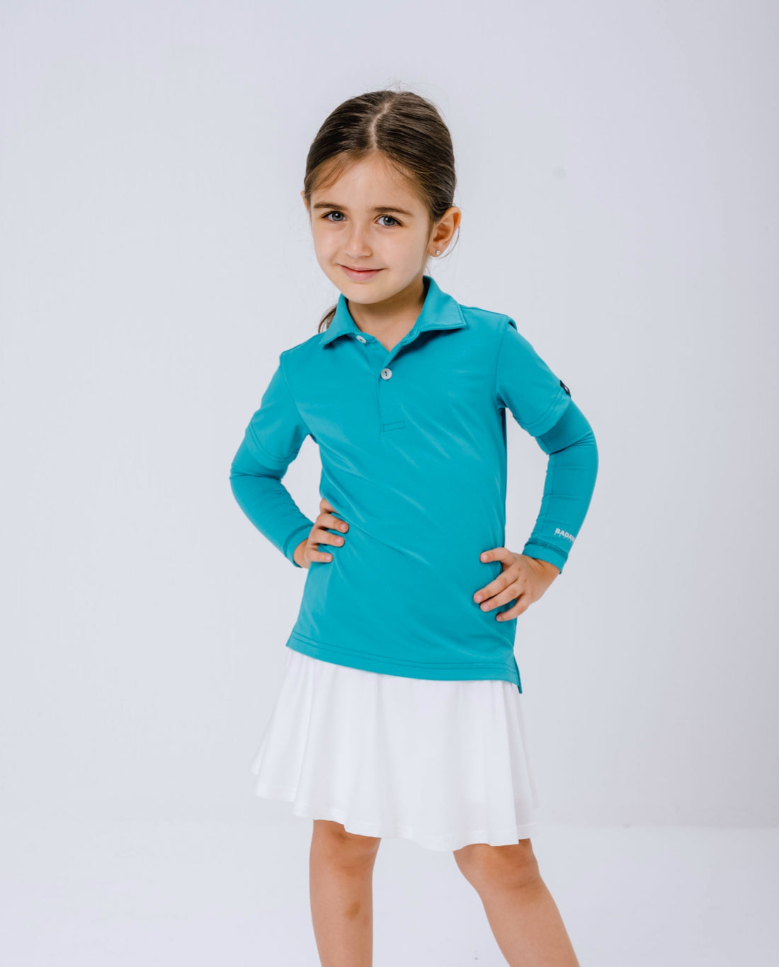 Kids UPF50+ Arm Sleeves - Green