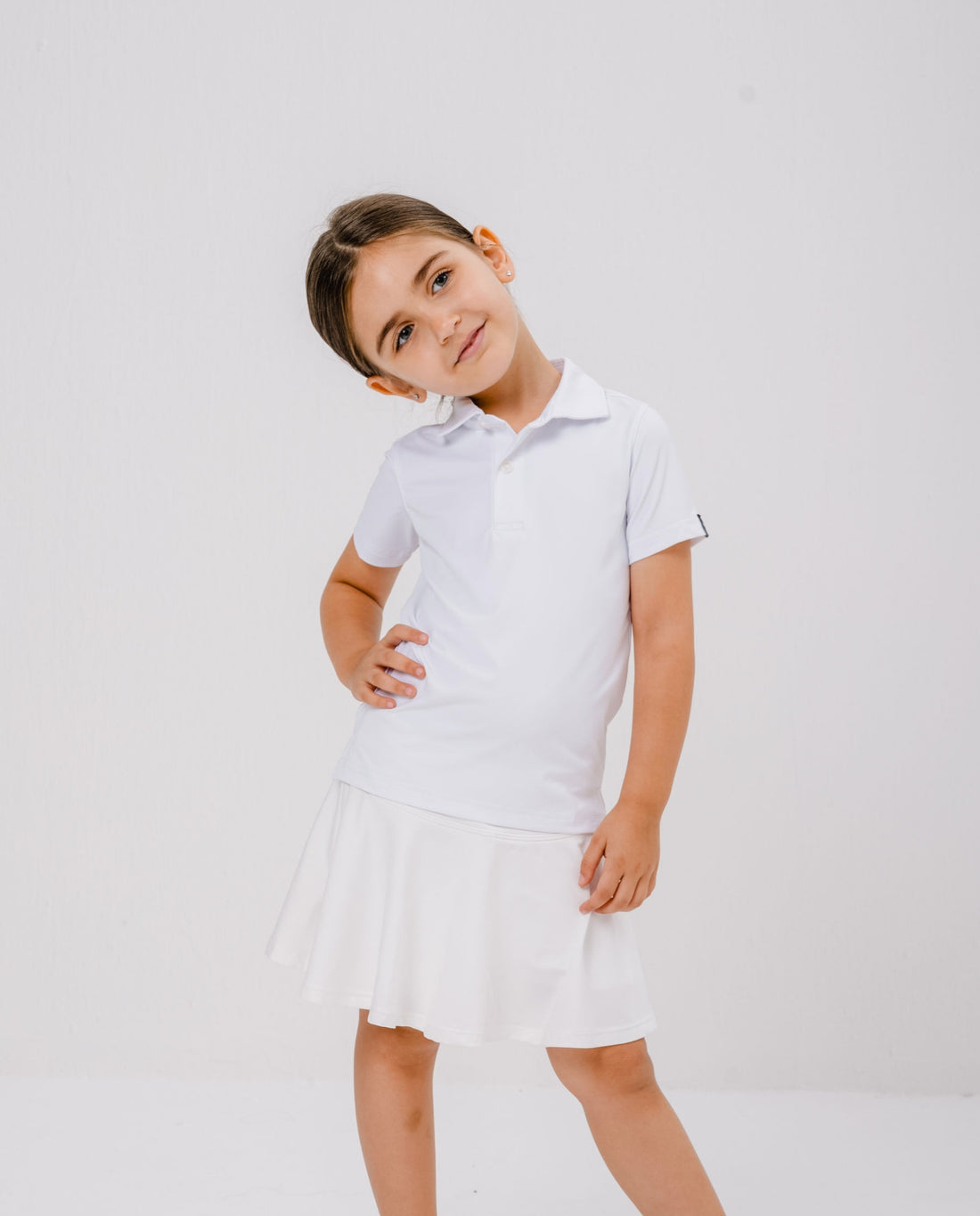 Kids UPF50+ Arm Sleeves - White